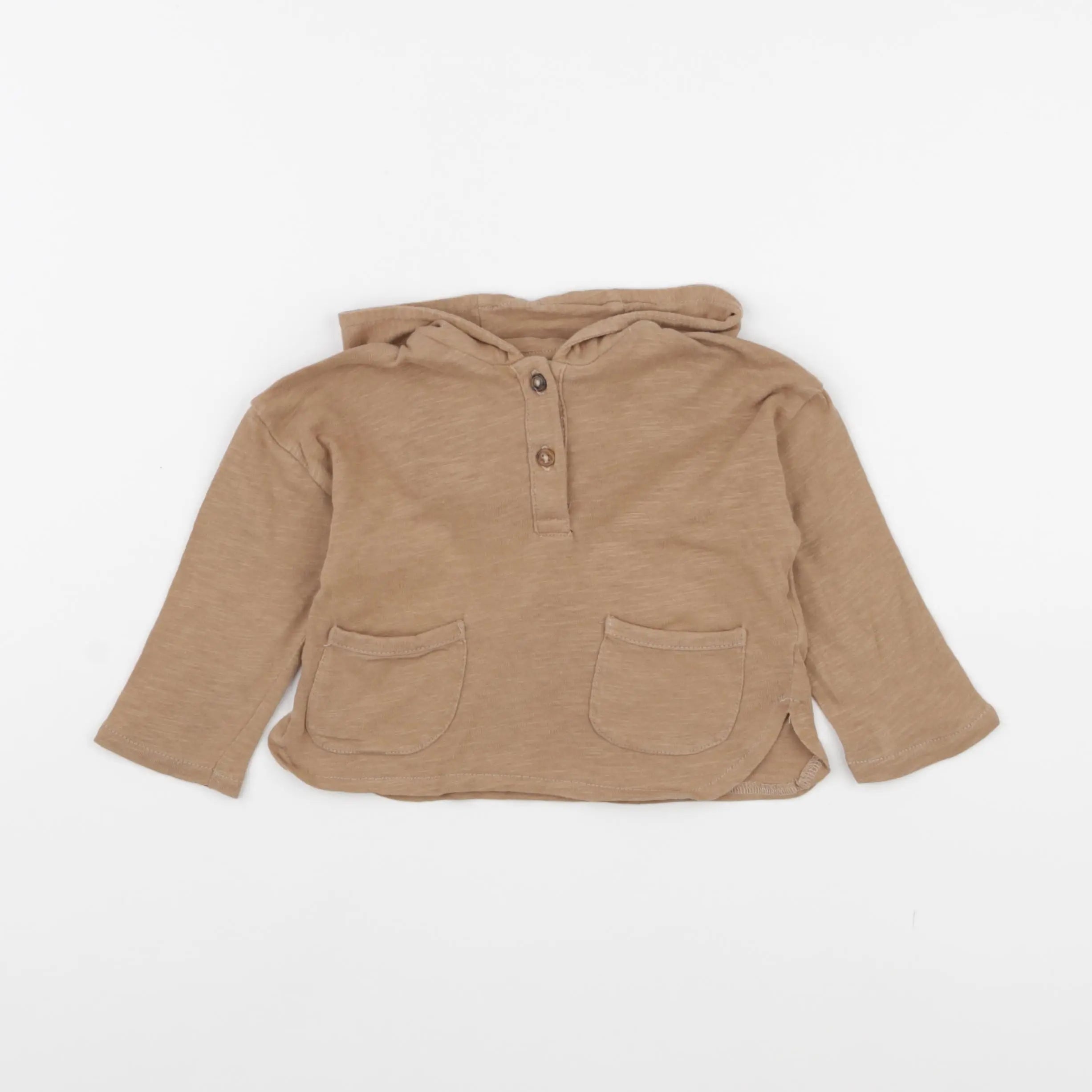 Vertbaudet - tee-shirt marron - 9 mois