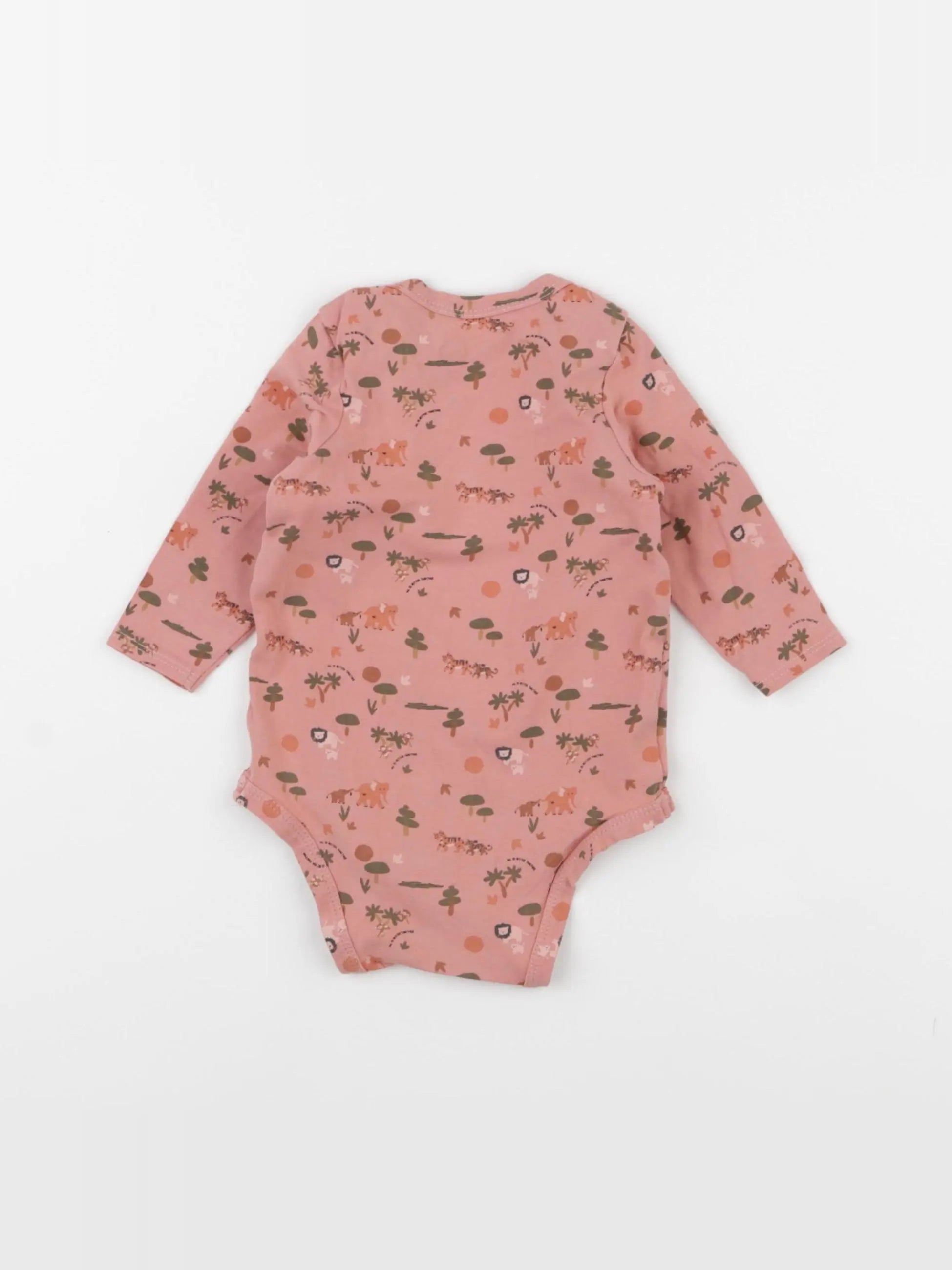 Tape à l'oeil - body rose - 6 mois