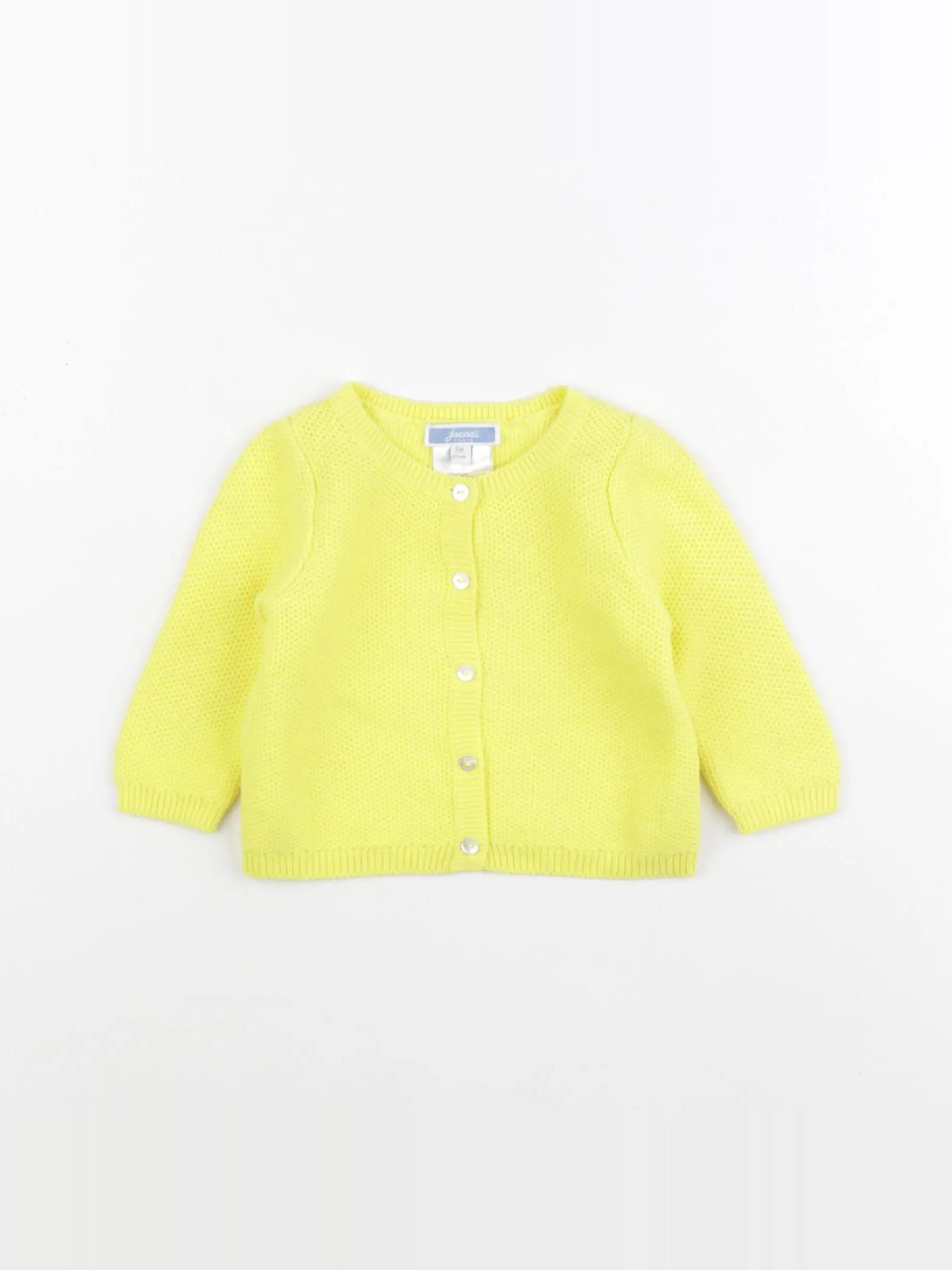 Jacadi - gilet jaune - 6 mois
