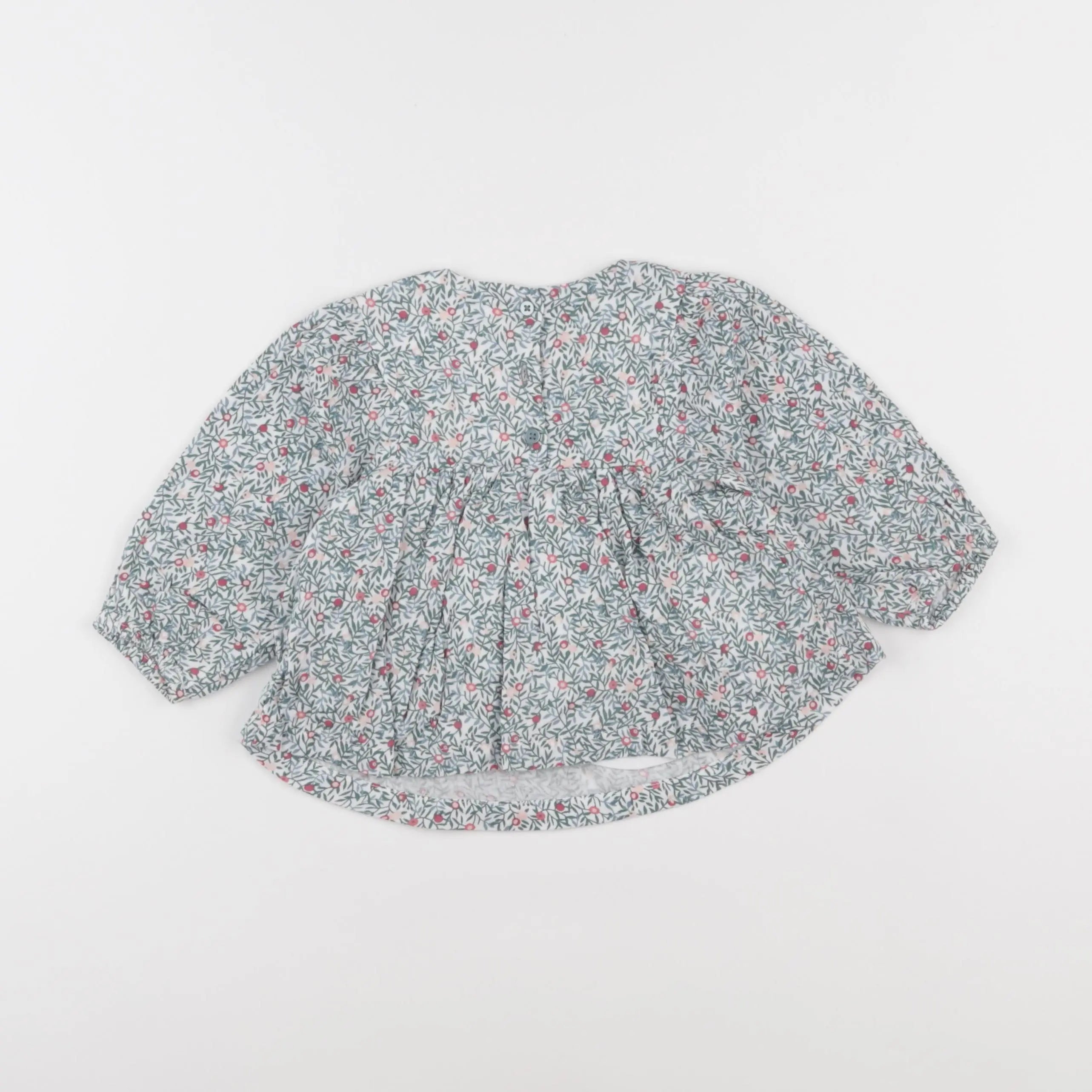 Vertbaudet - blouse multicolore - 12 mois