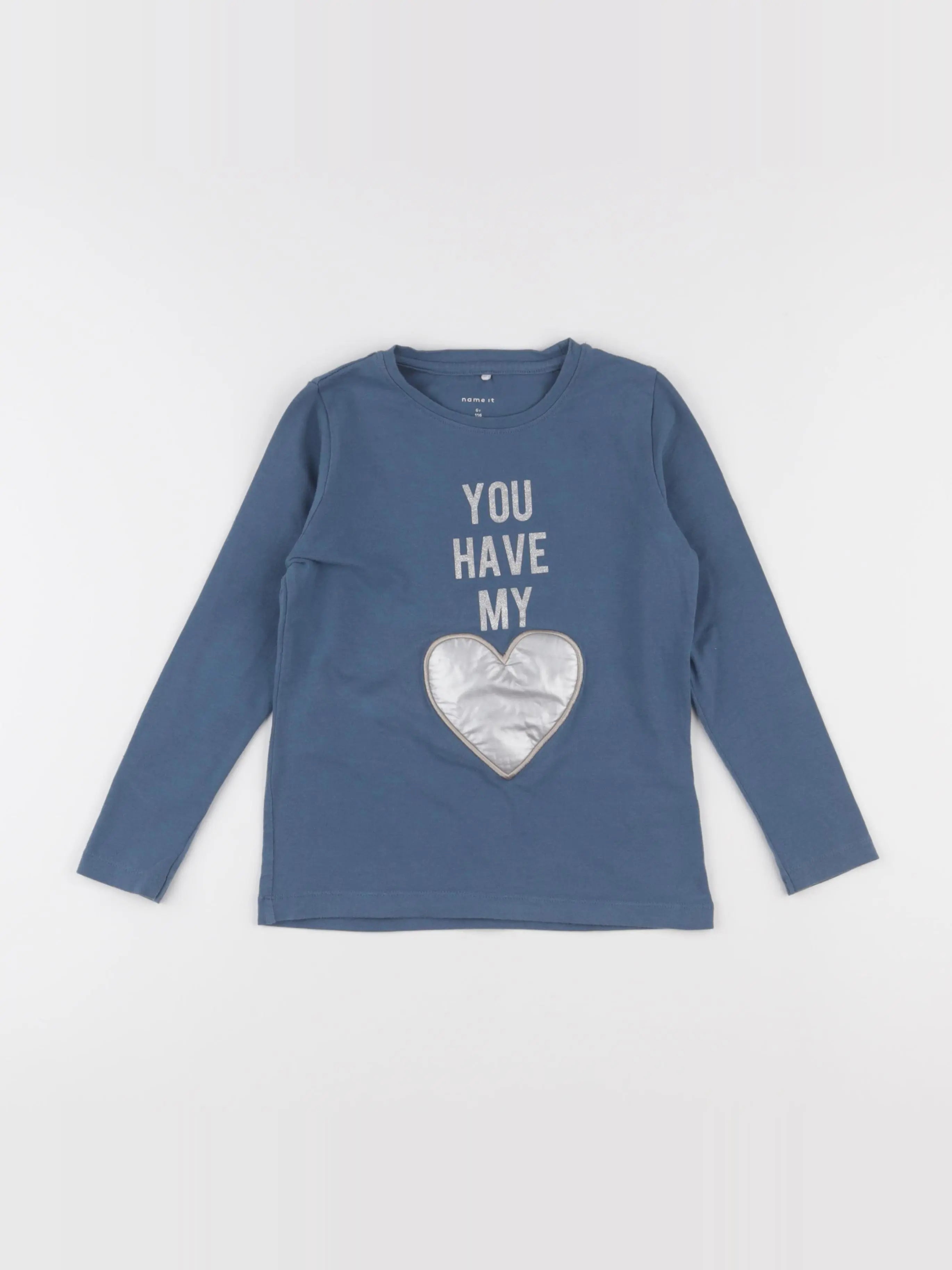Name it - tee-shirt bleu - 6 ans