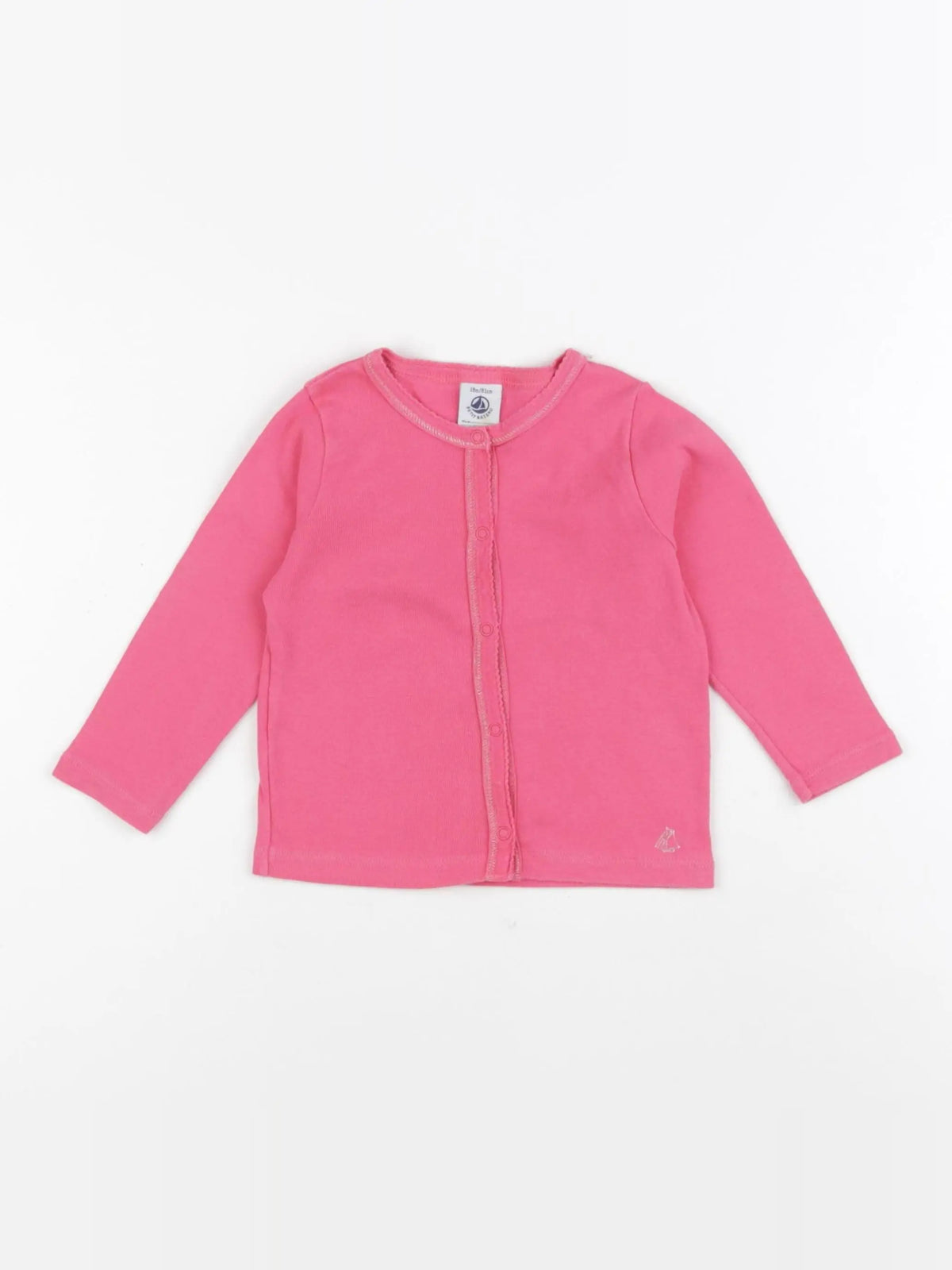 Petit Bateau - tee-shirt rose - 18 mois
