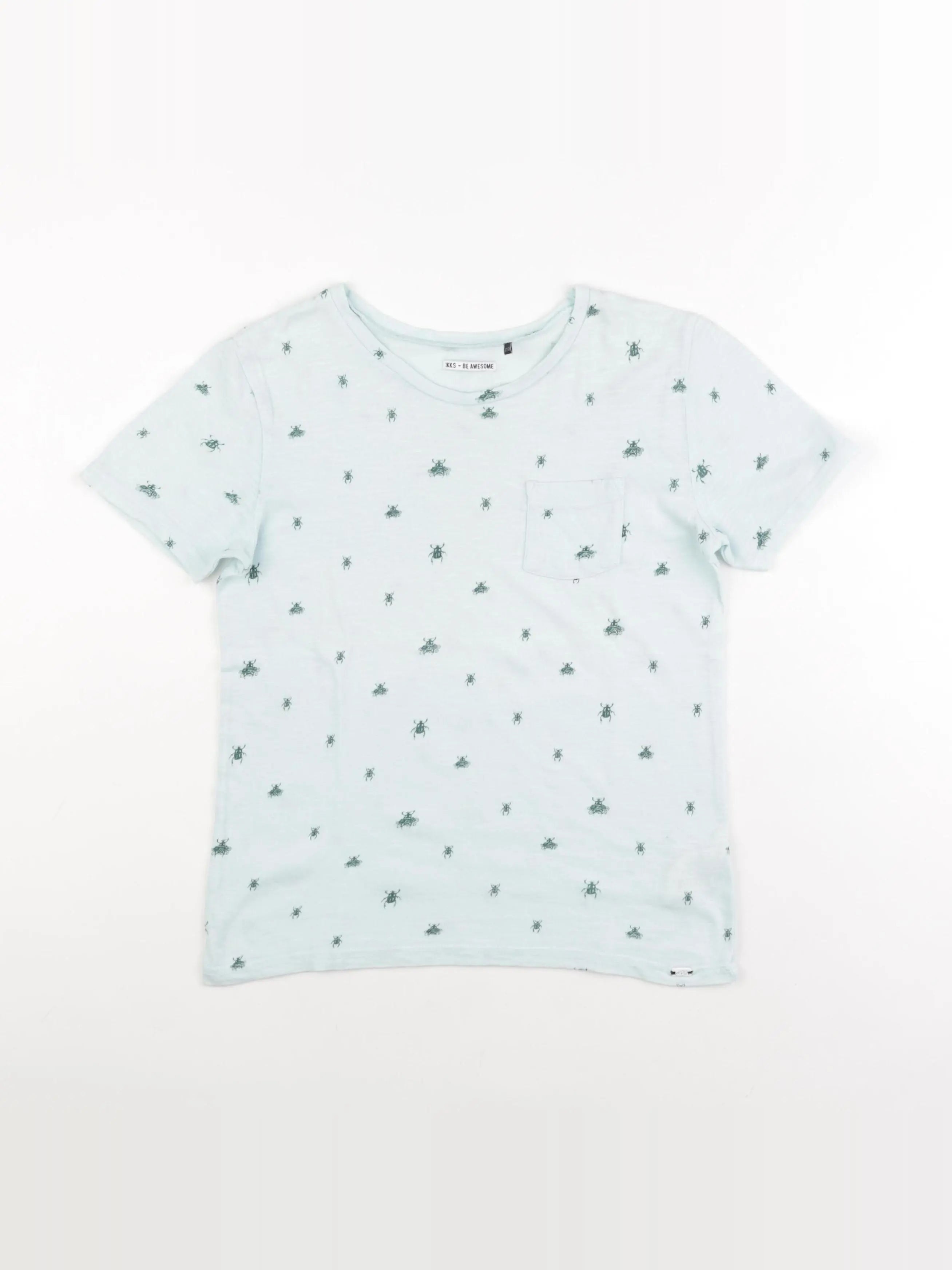 IKKS - tee-shirt bleu - 8 ans