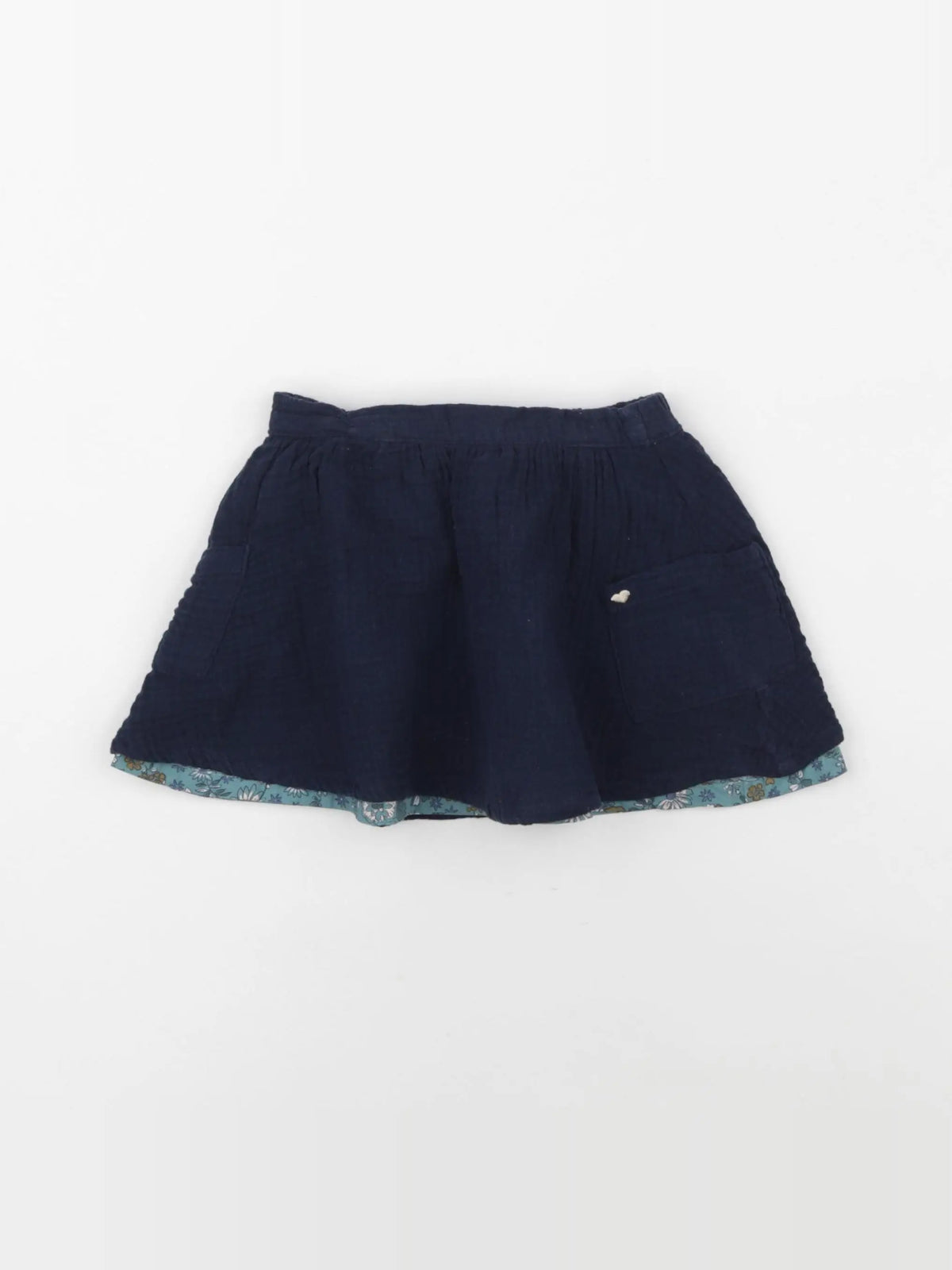 Vertbaudet - jupe bleu - 2 ans