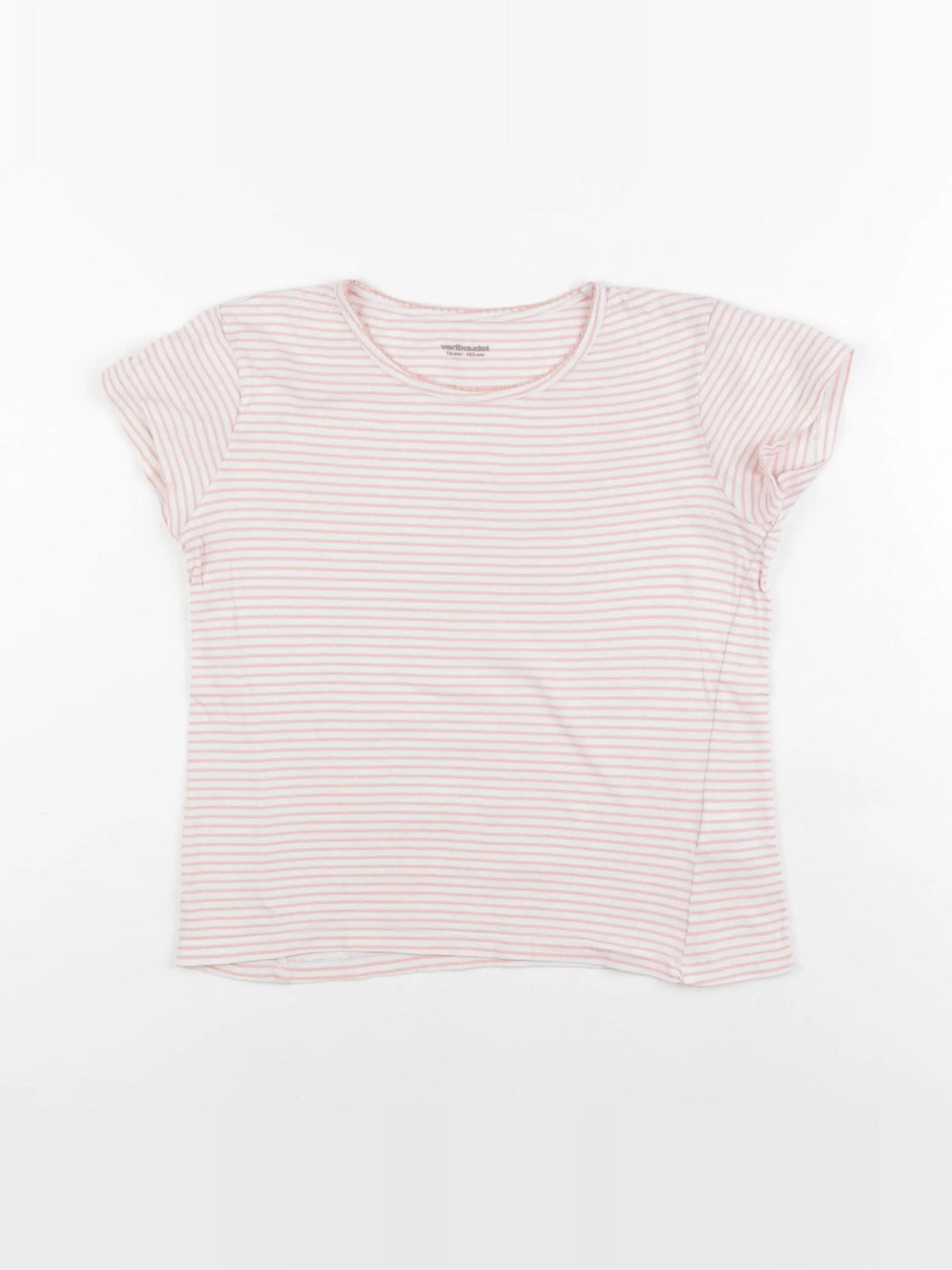 Vertbaudet - maillot de corps rose, blanc - 12 ans