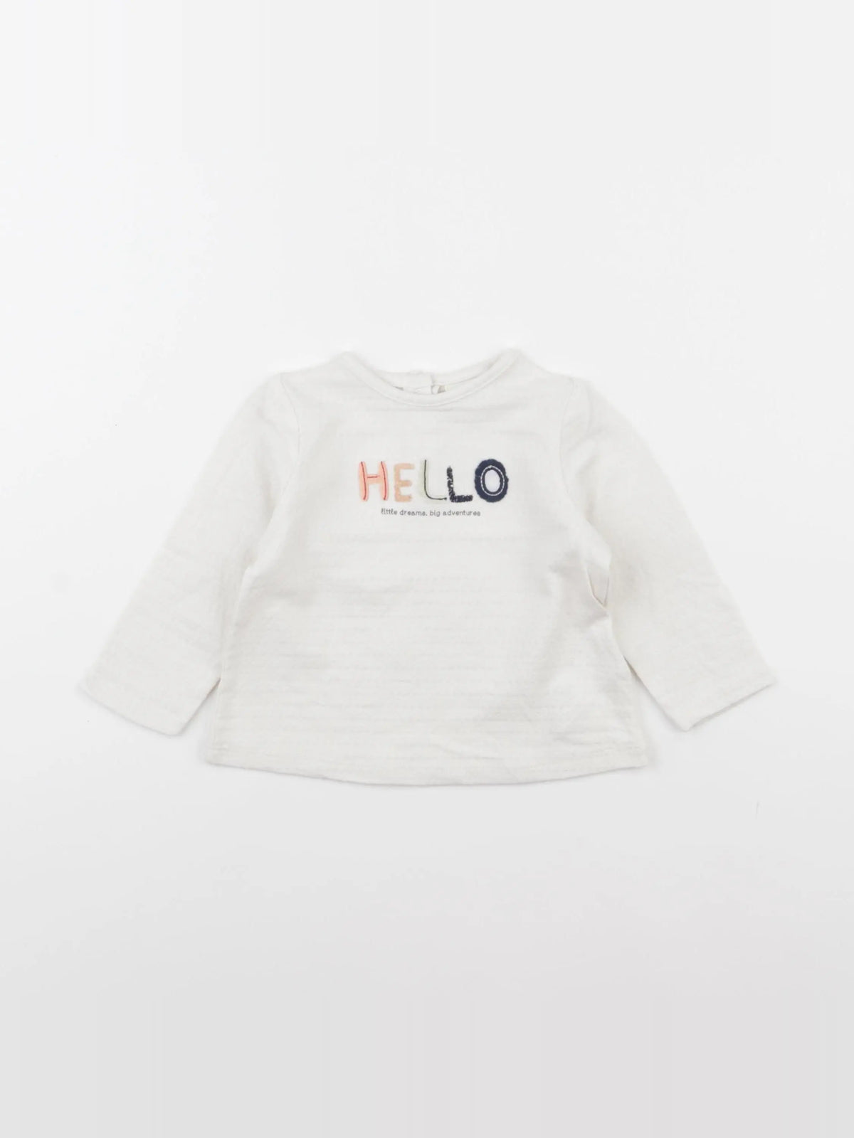 Tape à l'oeil - pull blanc - 6 mois