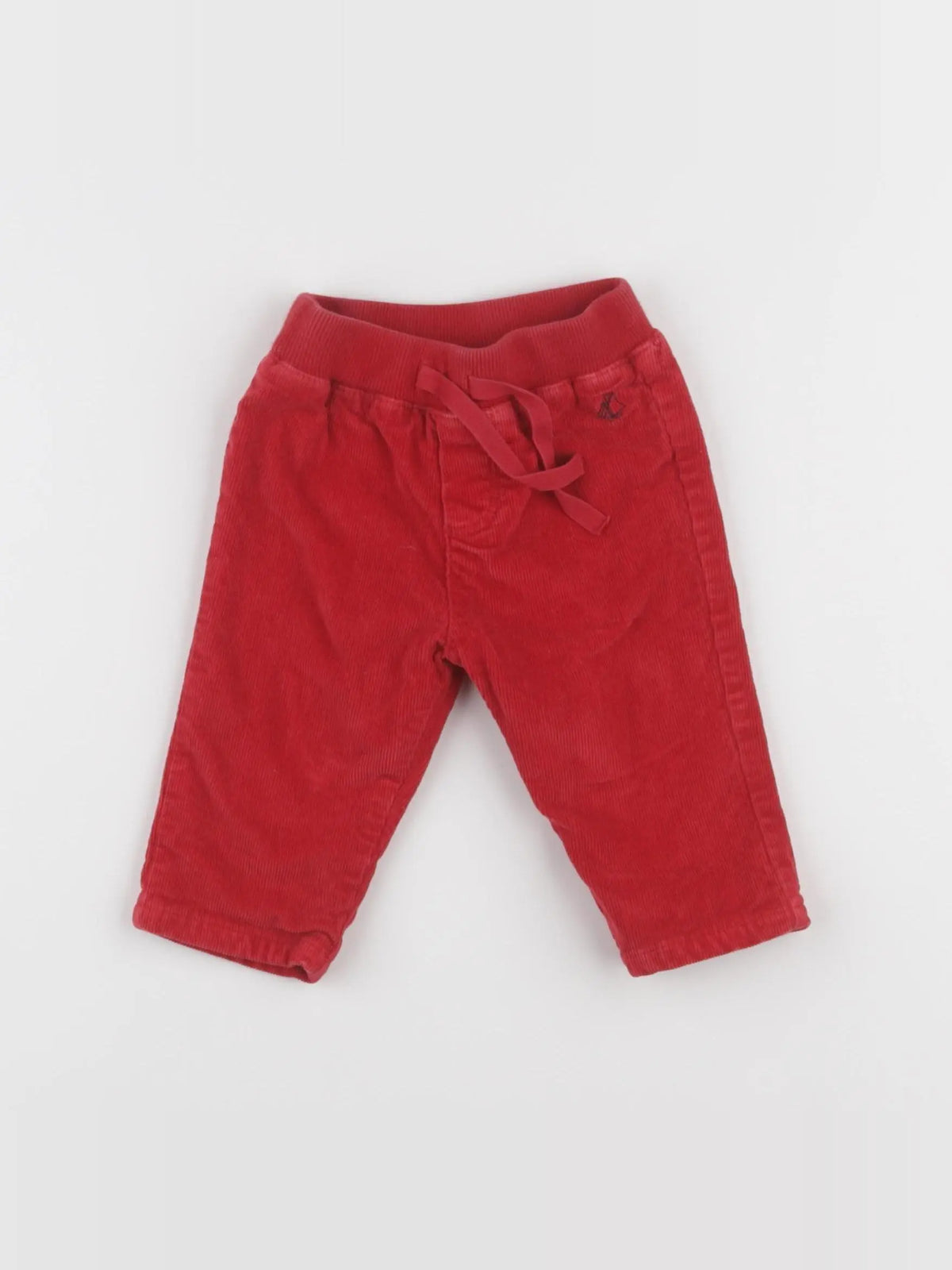Petit Bateau - pantalon rouge - 3 mois