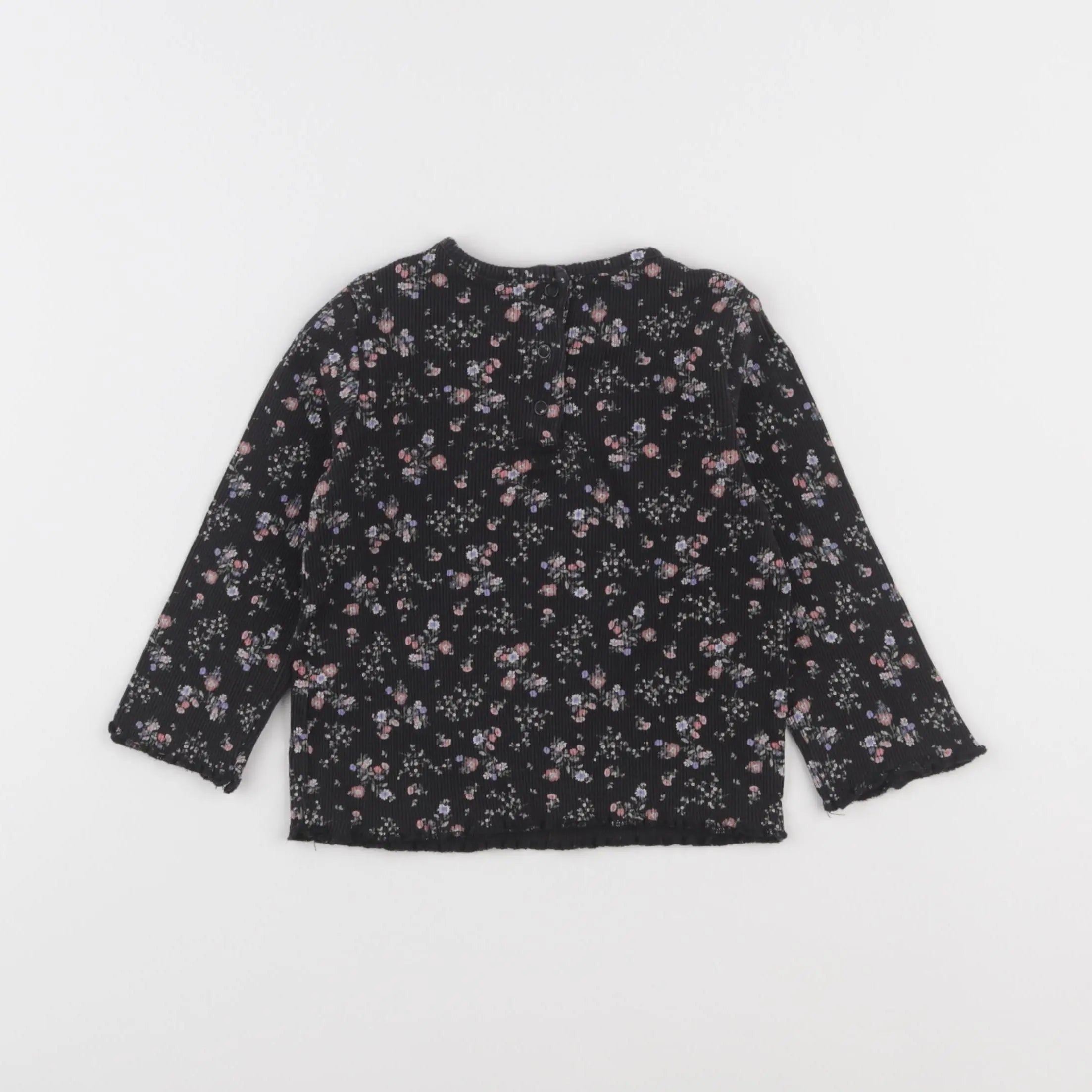 Vertbaudet - tee-shirt noir - 18 mois