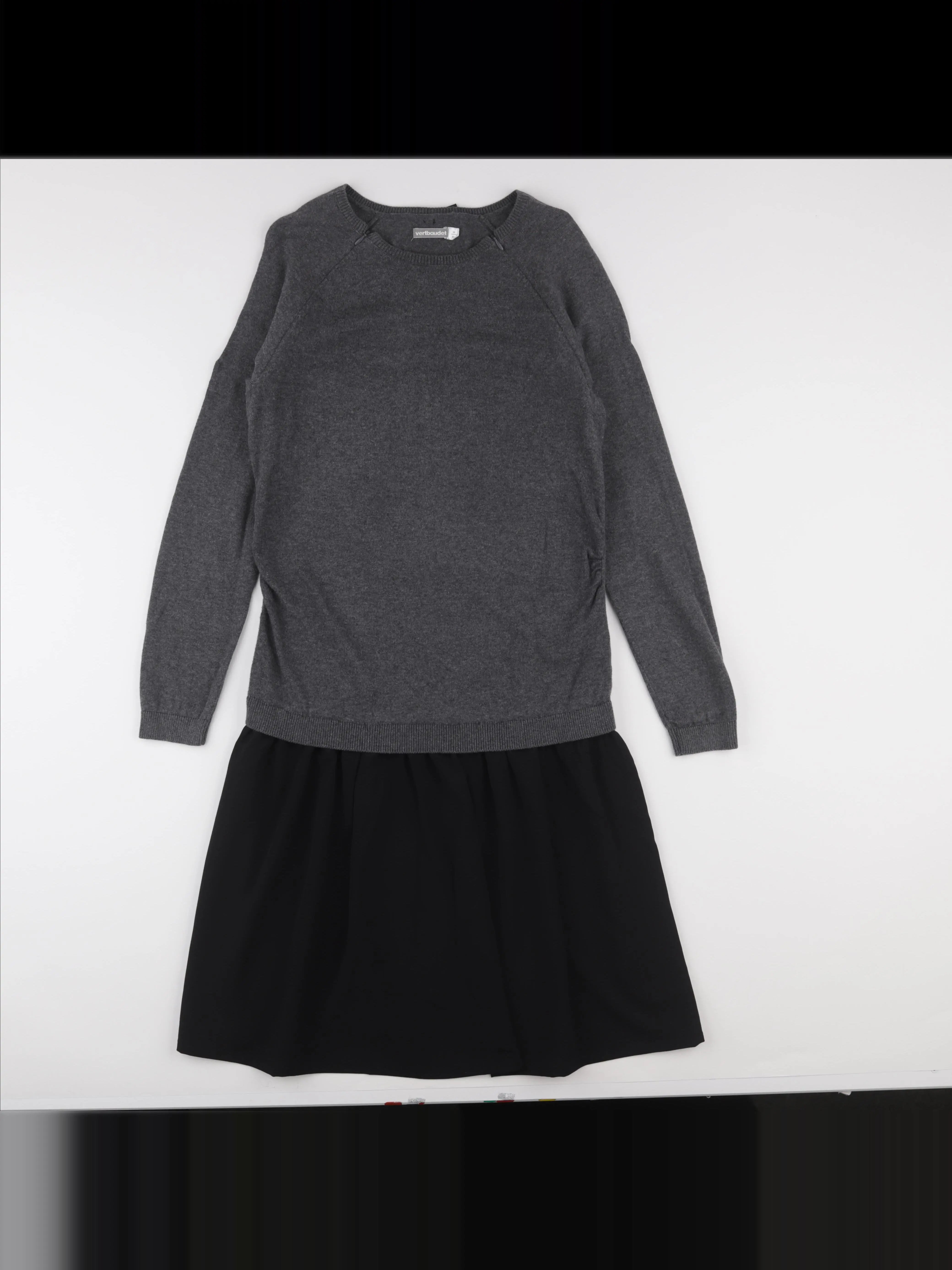 Vertbaudet - robe grossesse gris - 38 à 40