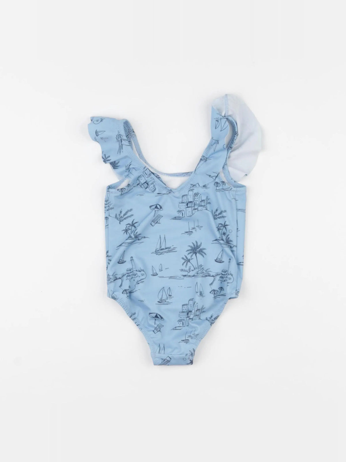 Zara - maillot de bain bleu - 6/12 mois