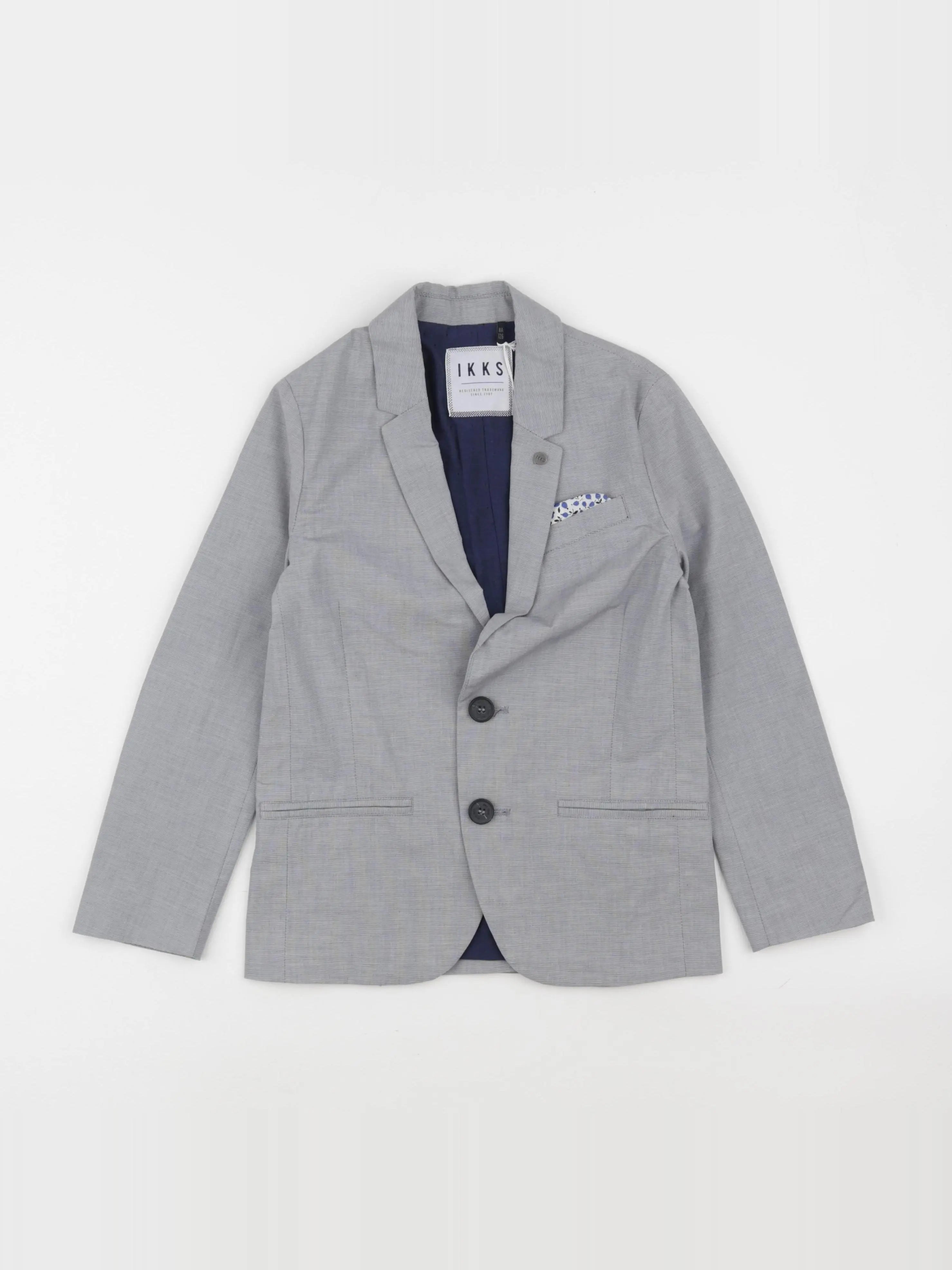 IKKS - veste gris - 8 ans