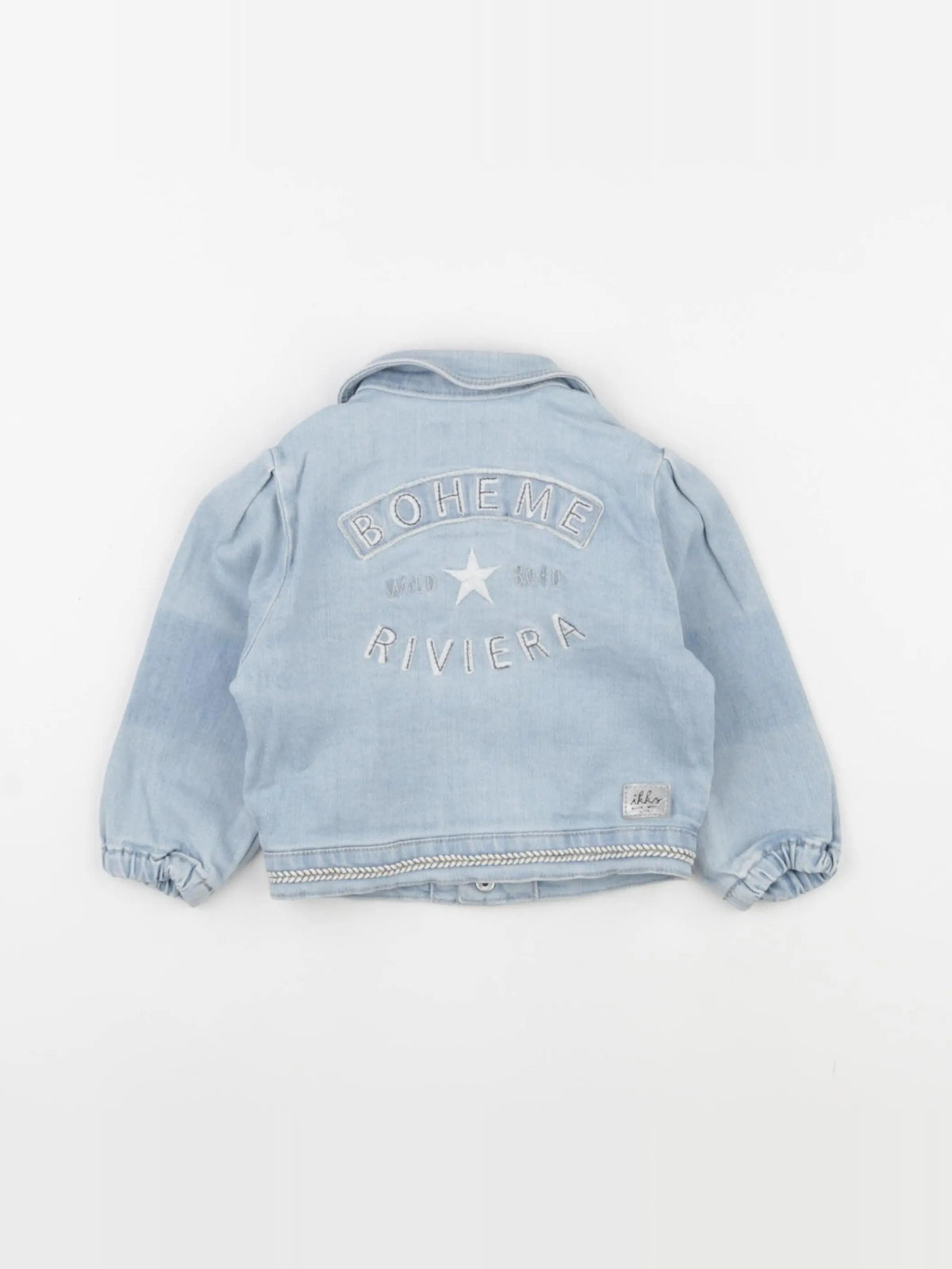 IKKS - veste imprimé au dos bleu - 12 mois