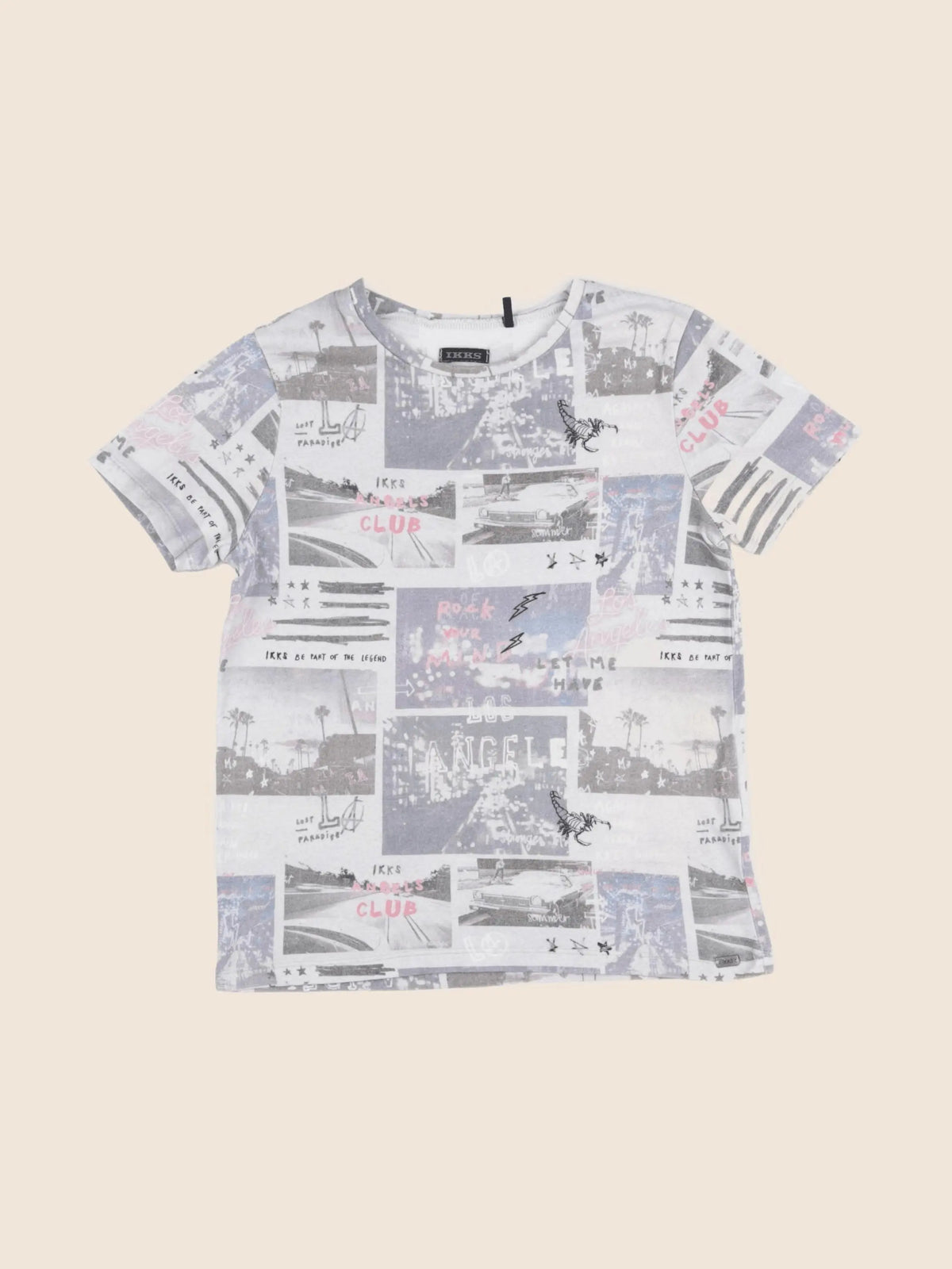 IKKS - tee-shirt gris - 8 ans
