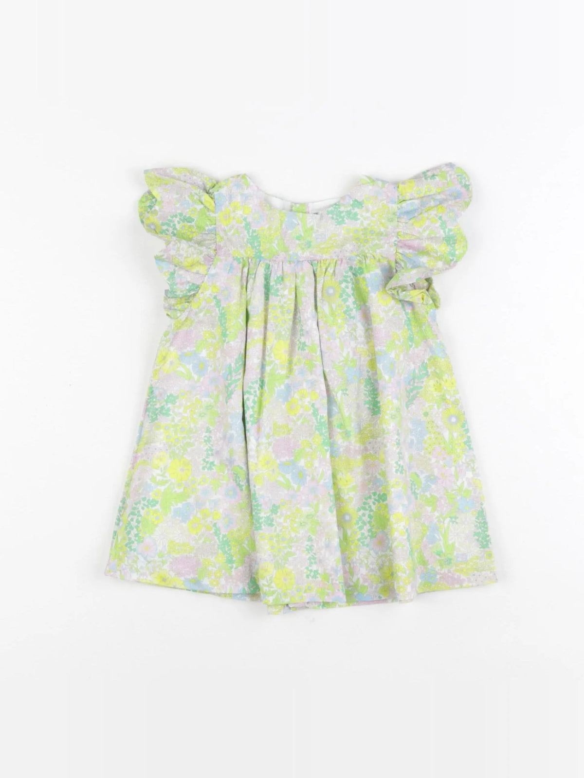 Jacadi - robe liberty multicolore - 12 mois