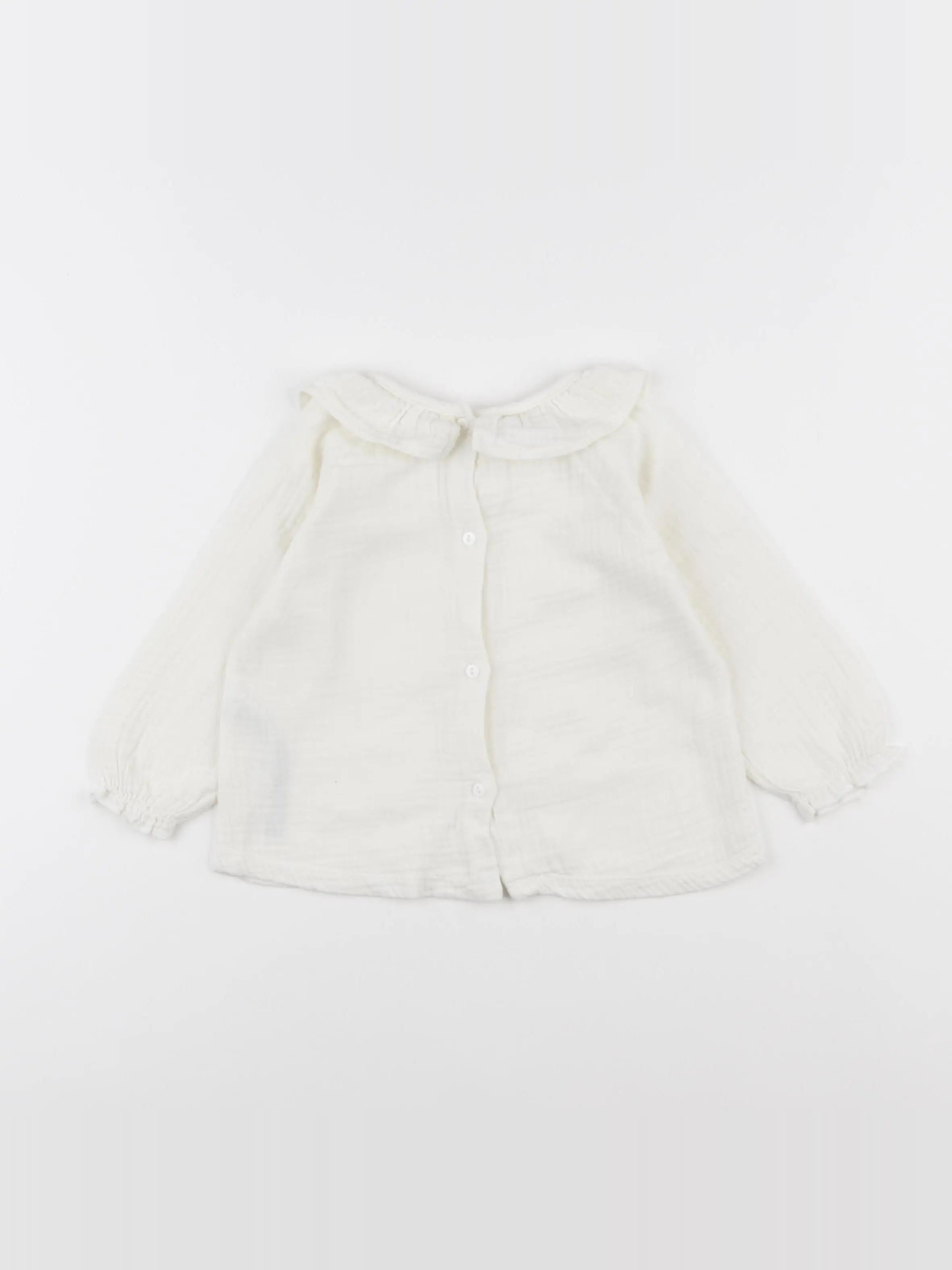 Zara - blouse beige - 9/12 mois
