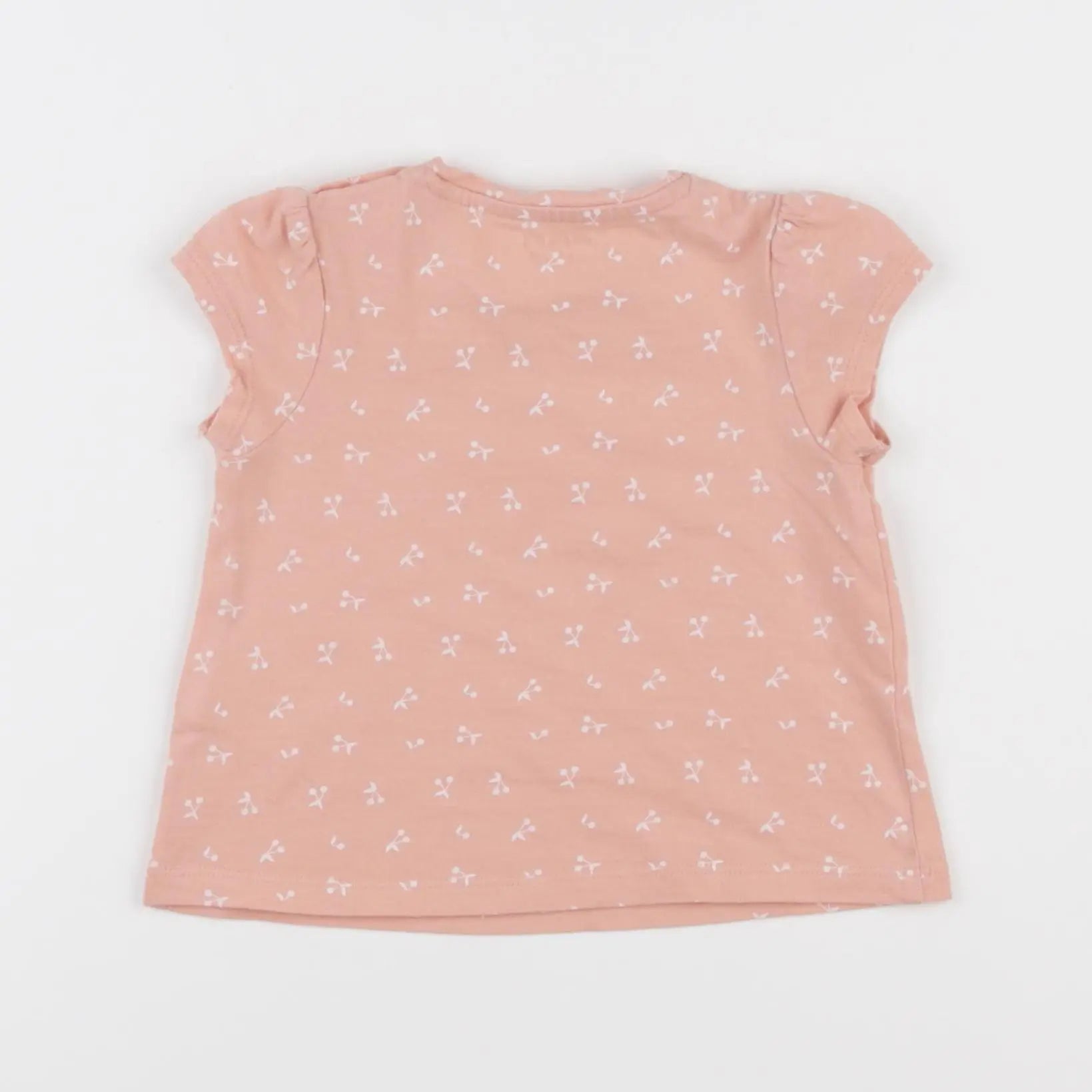 Vertbaudet - tee-shirt rose - 12 mois
