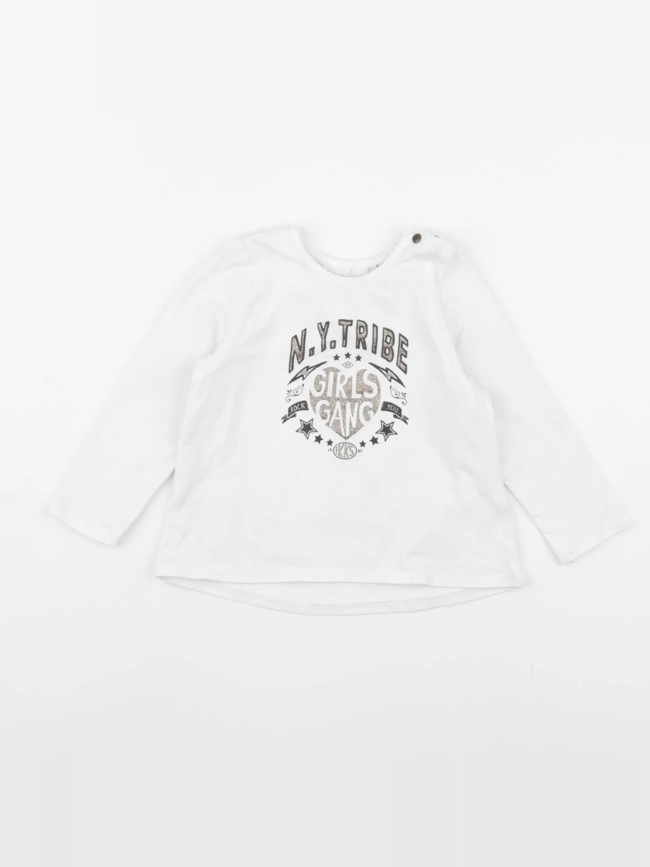 IKKS - tee-shirt blanc - 18 mois