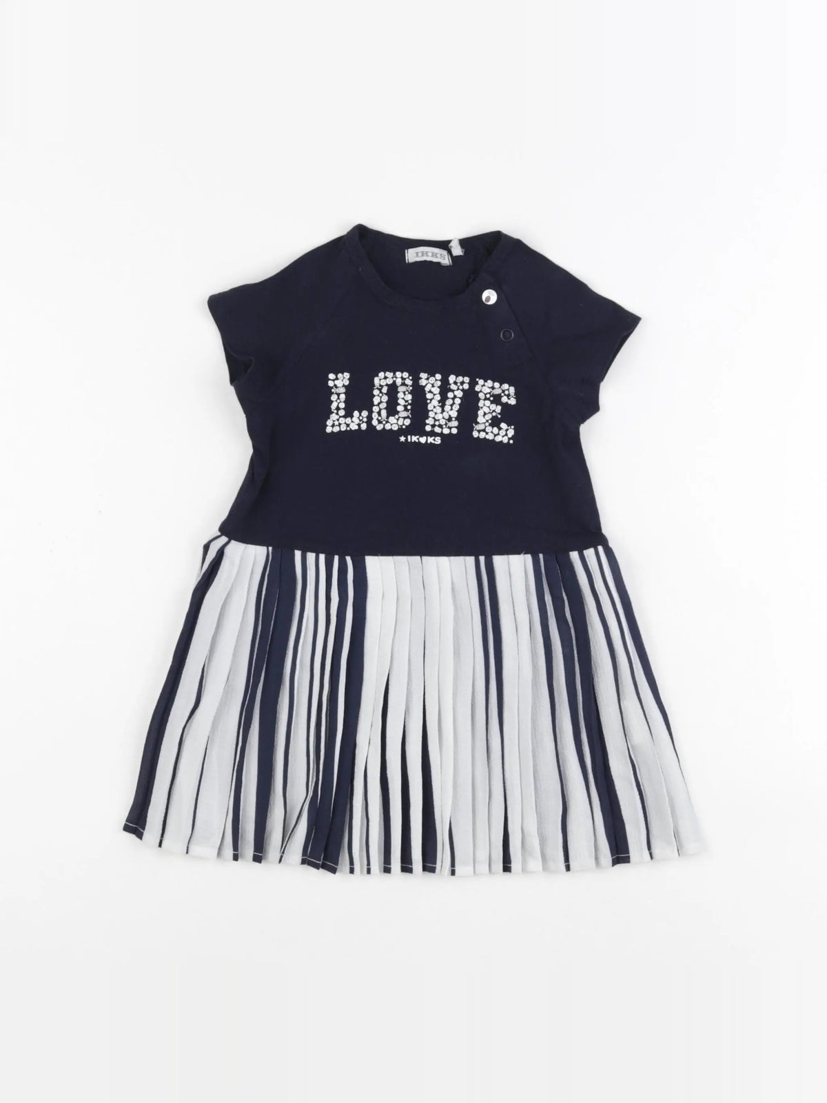IKKS - robe bleu - 18 mois