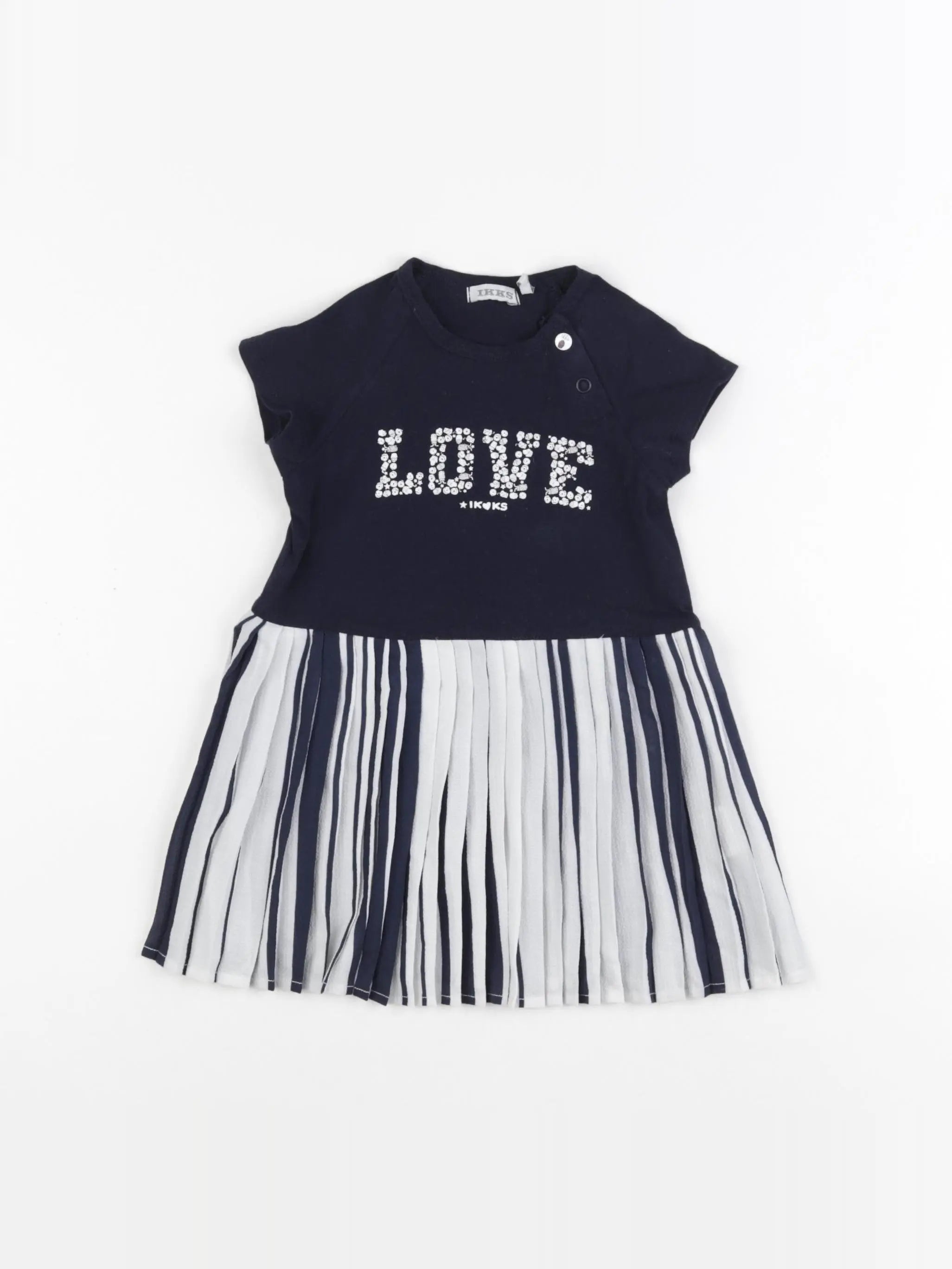 IKKS - robe bleu - 18 mois