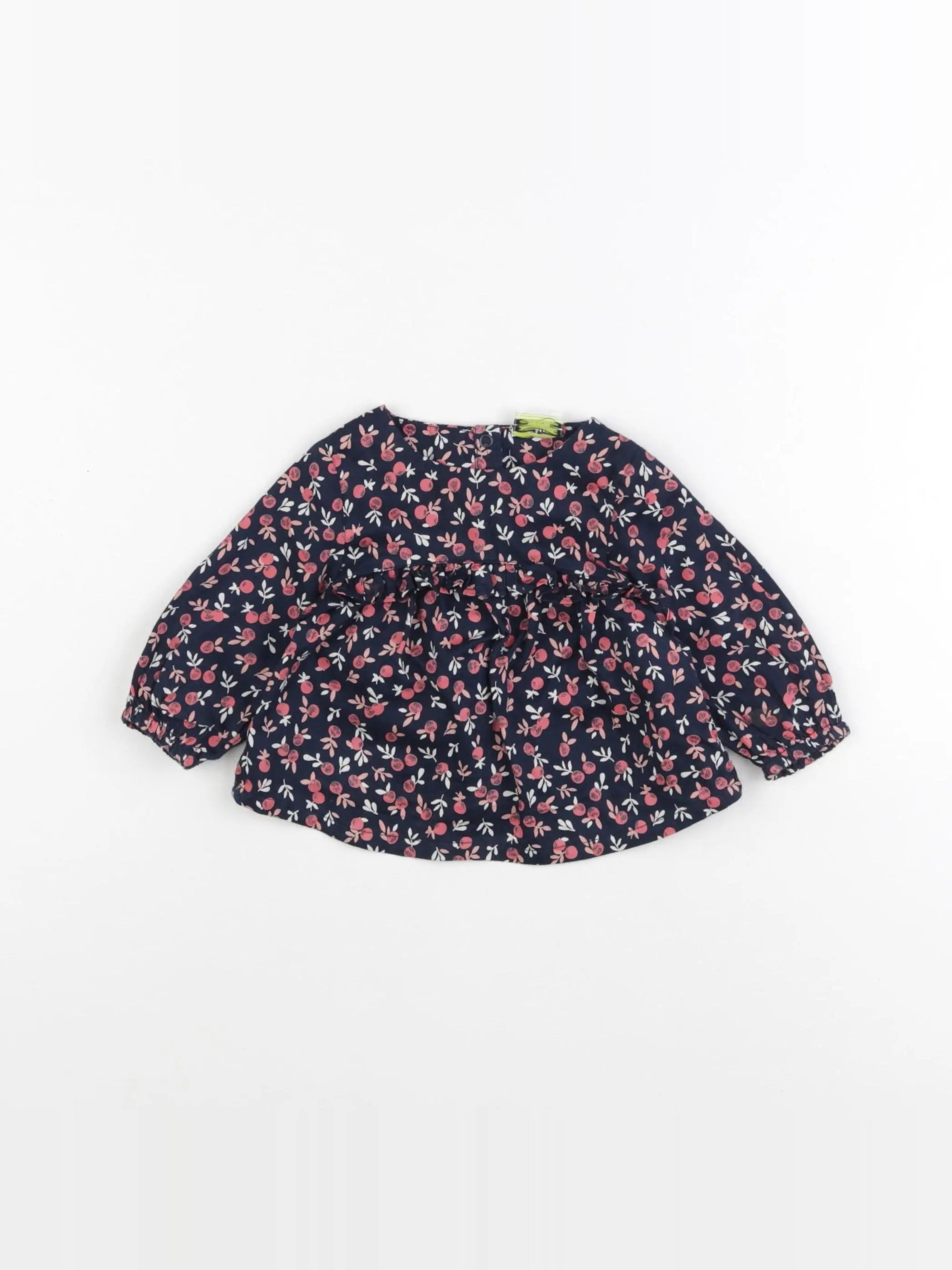 Tape à l'oeil - blouse bleu - 3 mois