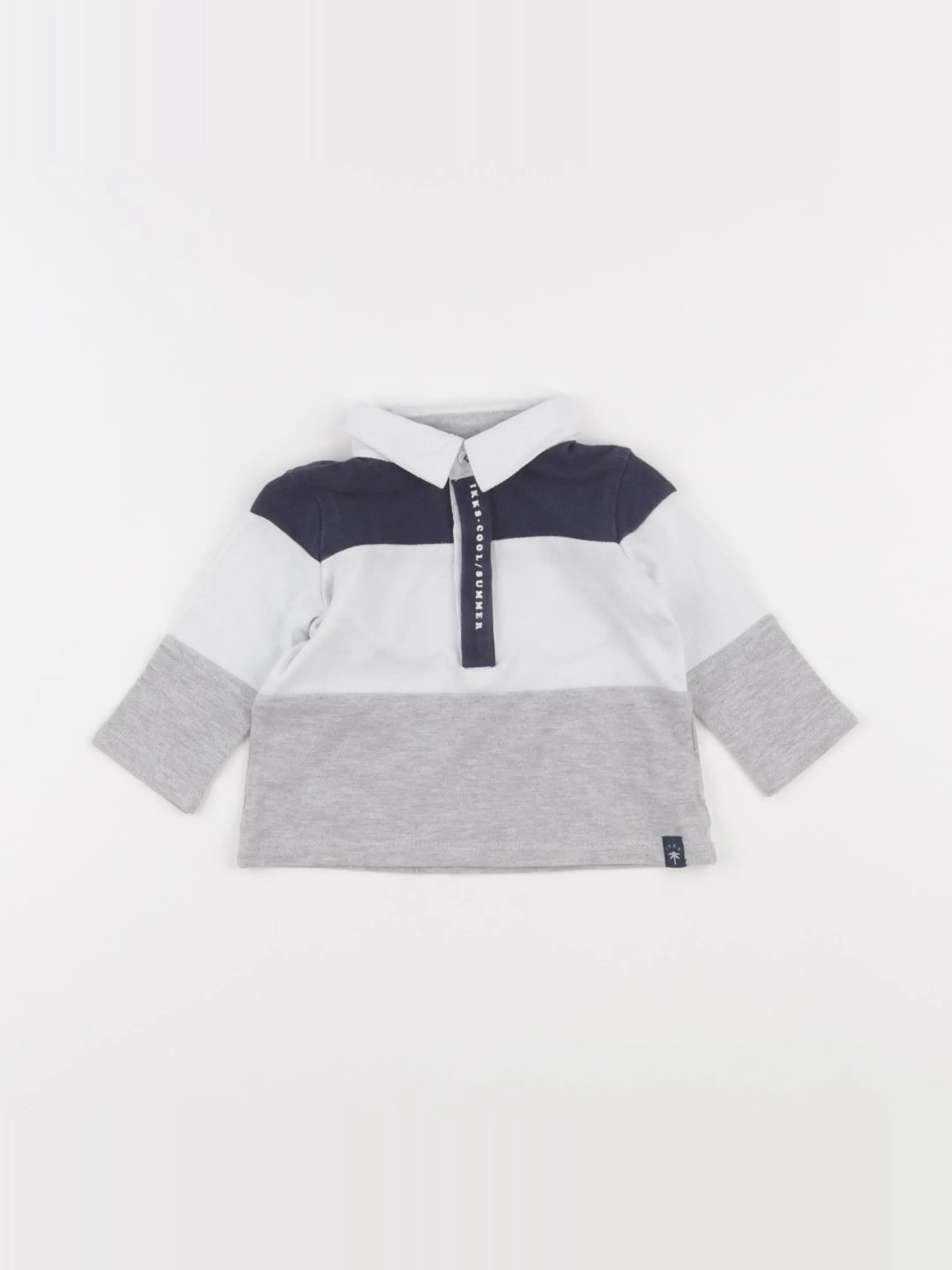 IKKS - polo imprimé au dos multicolore - 6 mois