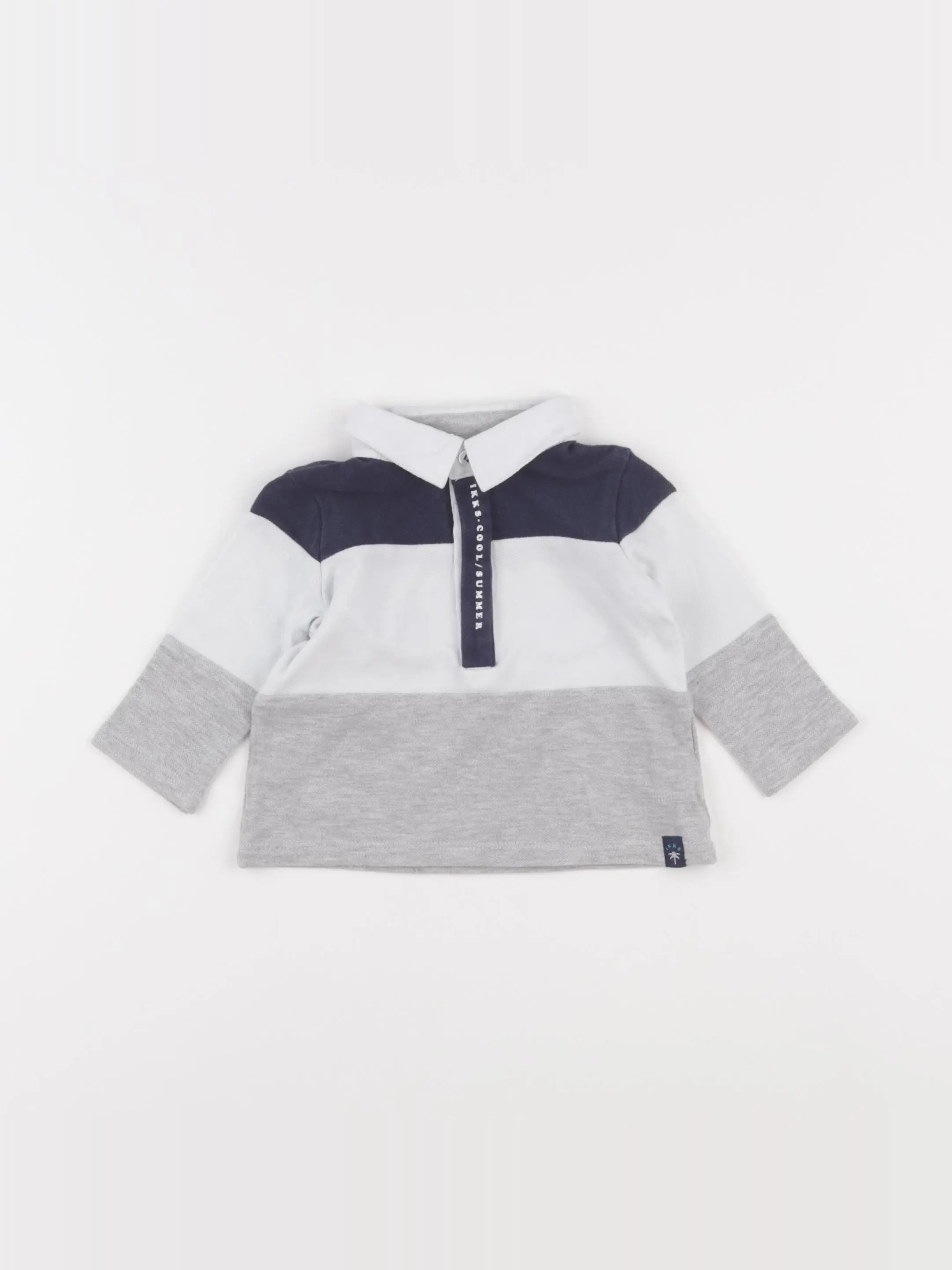 IKKS - polo imprimé au dos multicolore - 6 mois