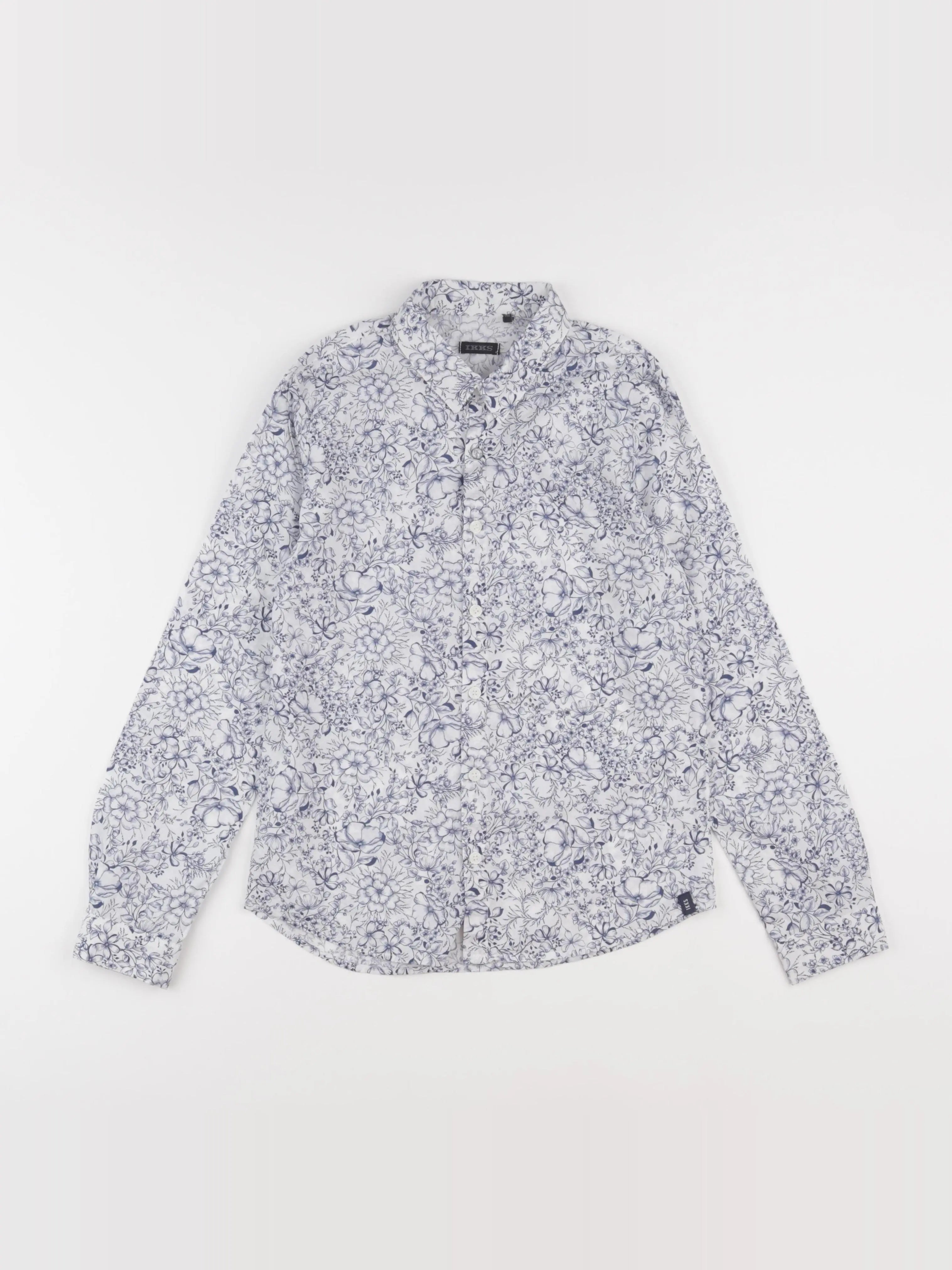 IKKS - chemise bleu - 10 ans