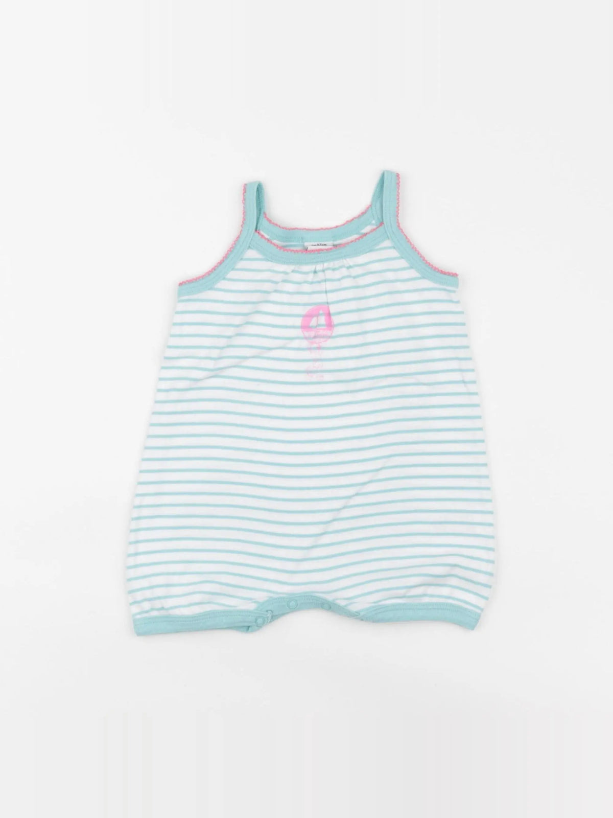 Petit Bateau - combinaison bleu - 6 mois