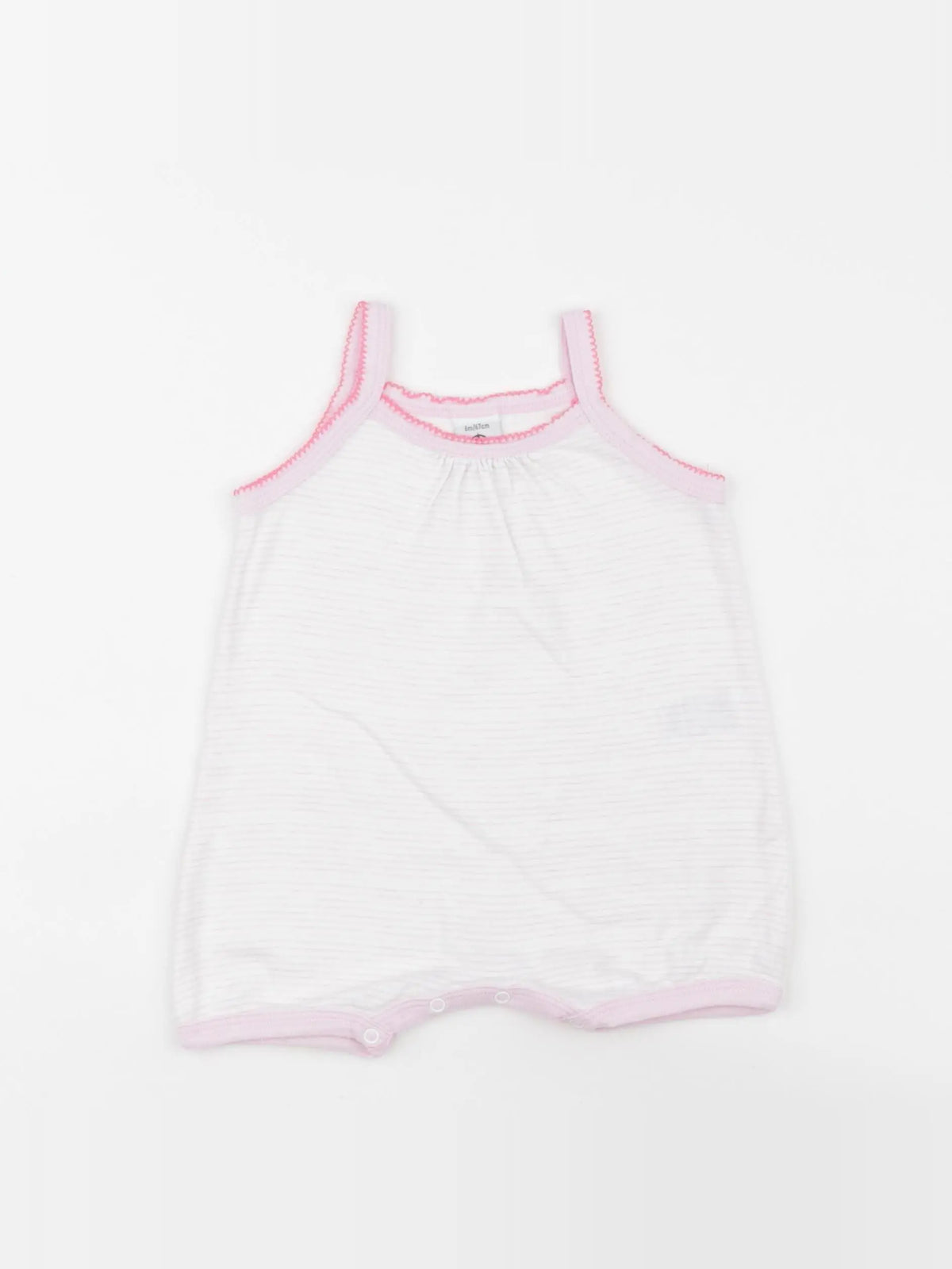 Petit Bateau - combinaison rose - 6 mois