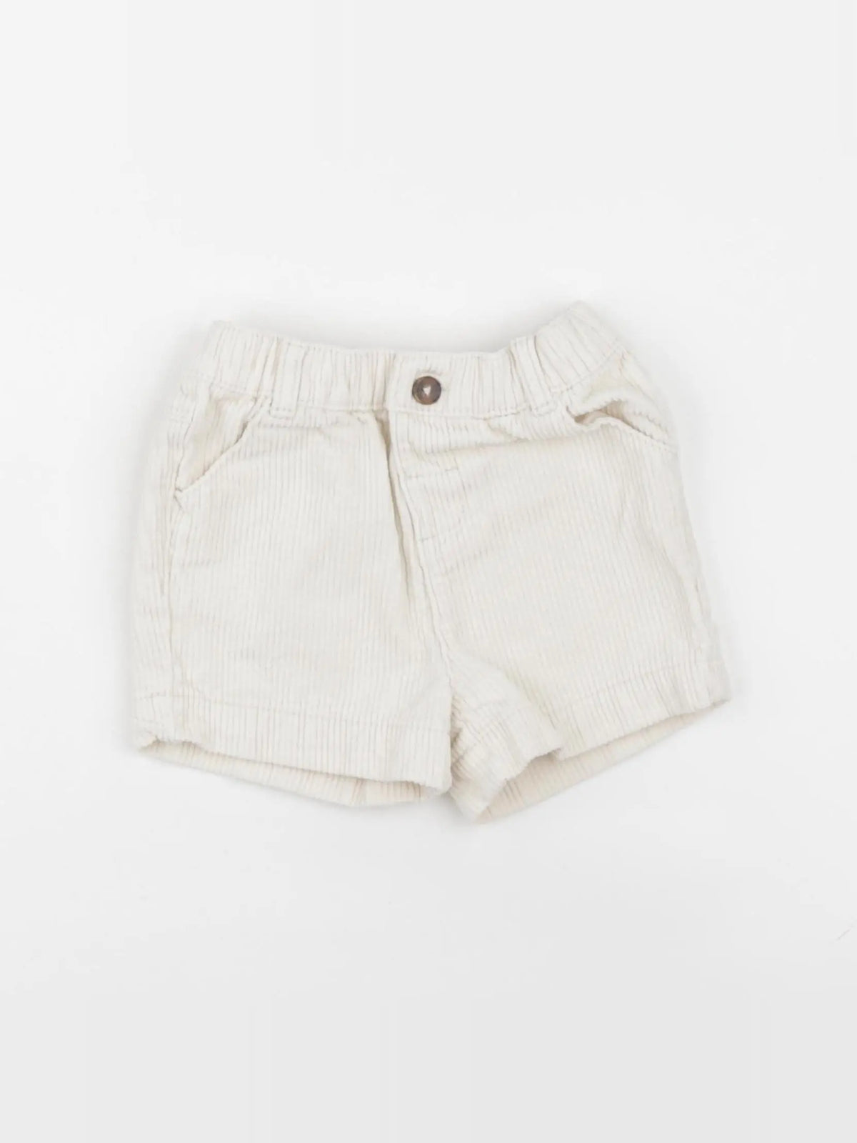 Vertbaudet - short beige - 12 mois