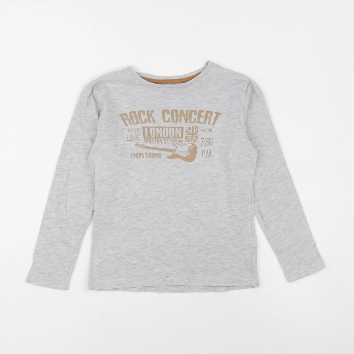 Vertbaudet - tee-shirt gris - 8 ans