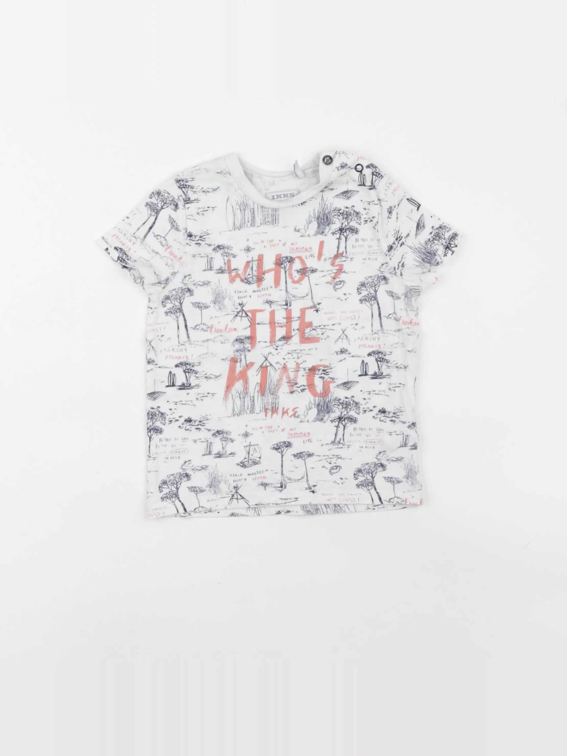 IKKS - tee-shirt multicolore - 18 mois