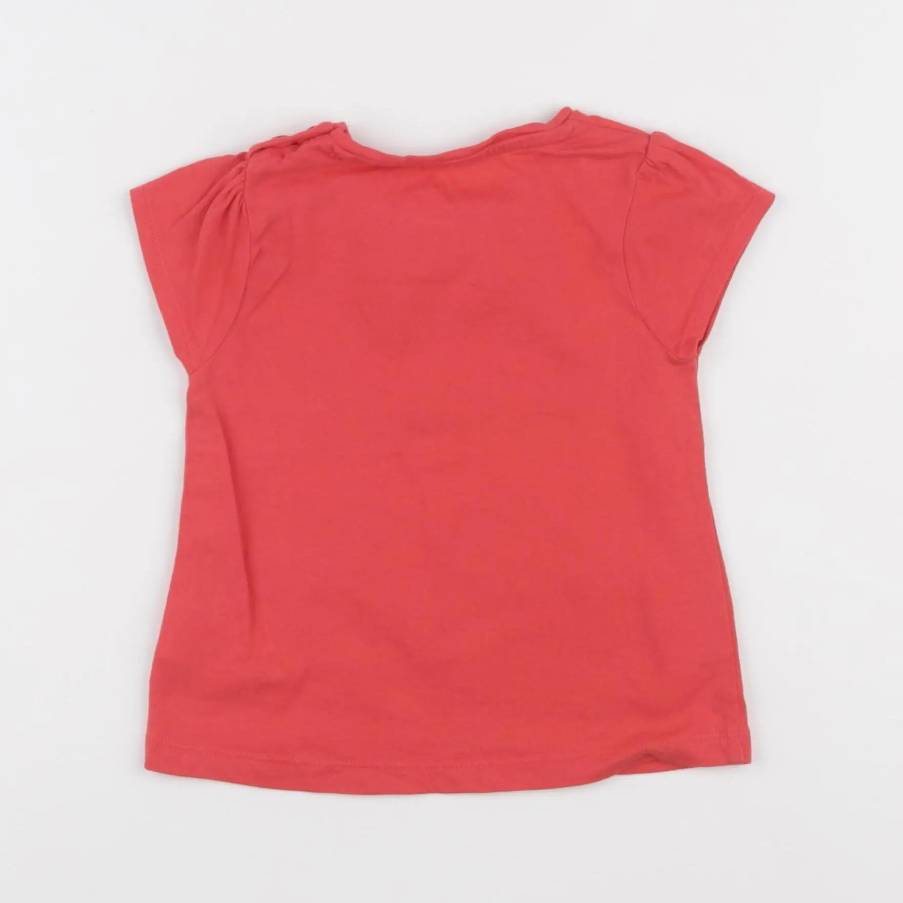 Vertbaudet - tee-shirt rouge - 18 mois