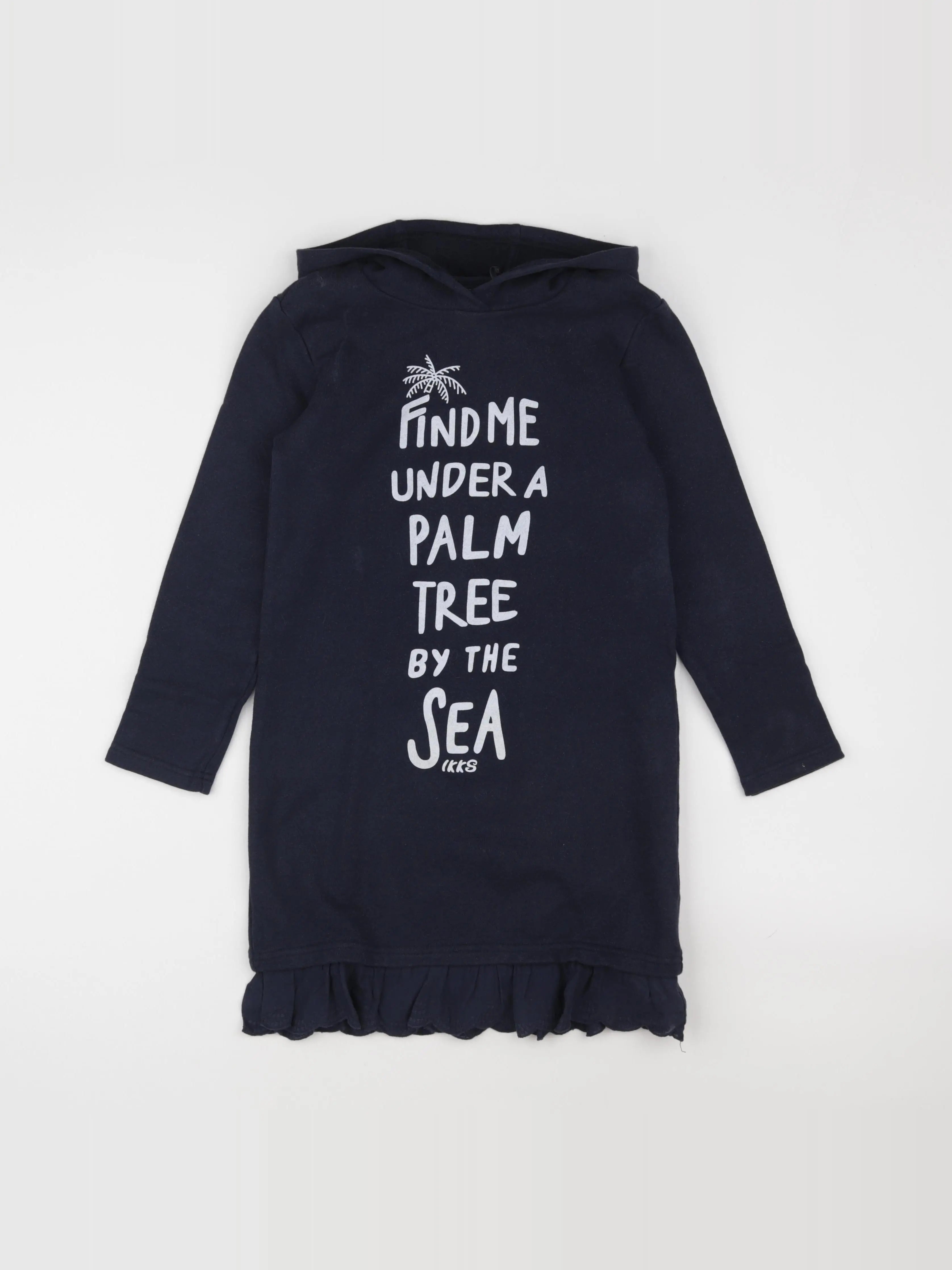 IKKS - robe bleu - 8 ans