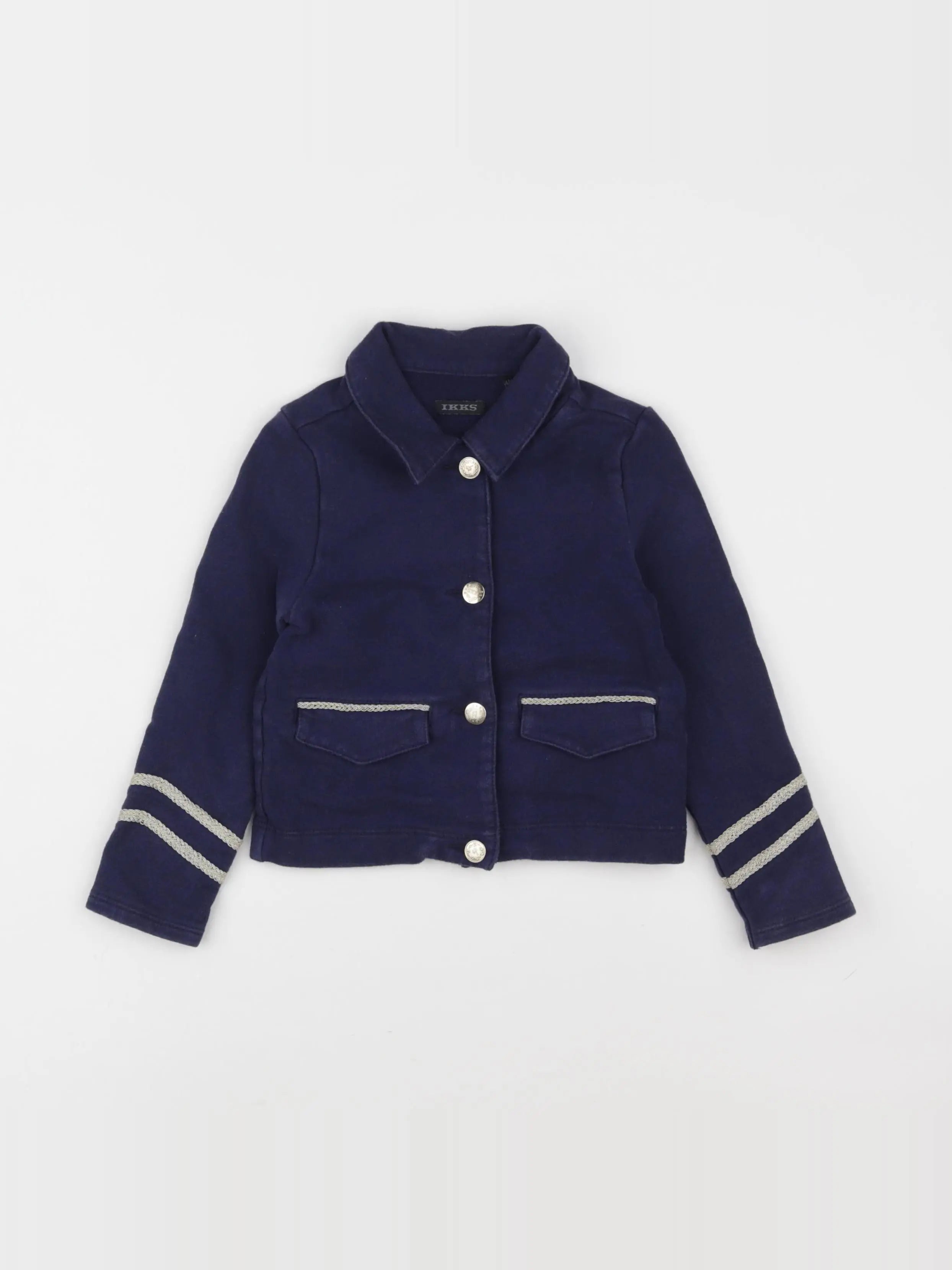 IKKS - sweat bleu - 4 ans