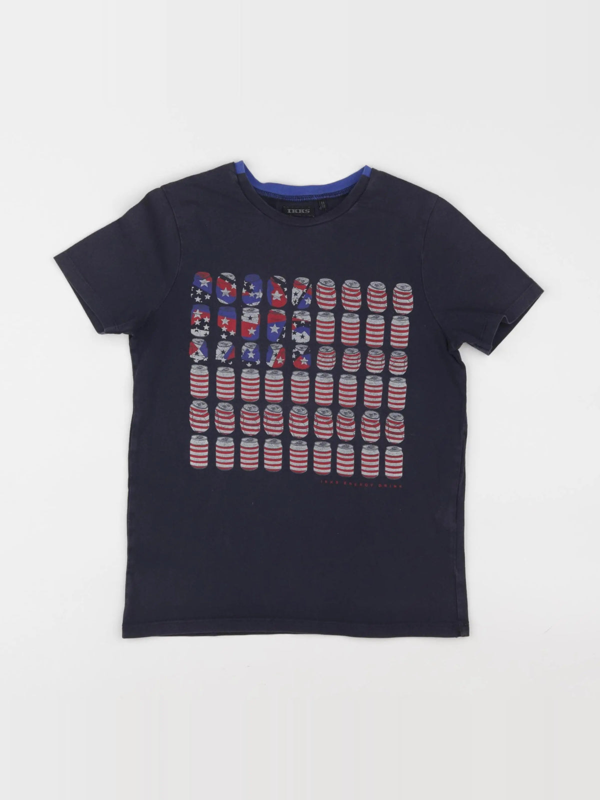 IKKS - tee-shirt bleu - 8 ans