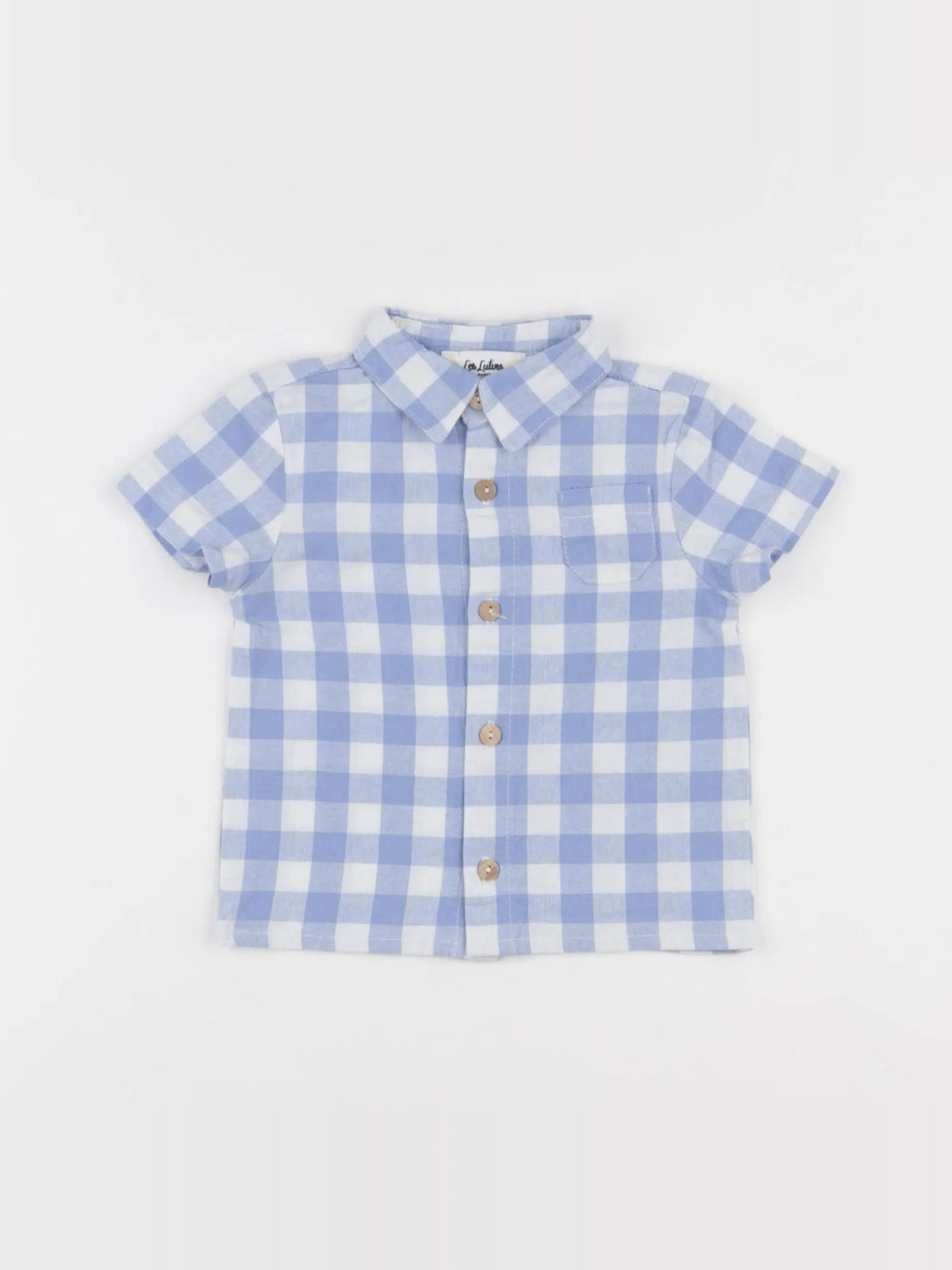 Les Lutins Paris - chemise bleu - 6 mois