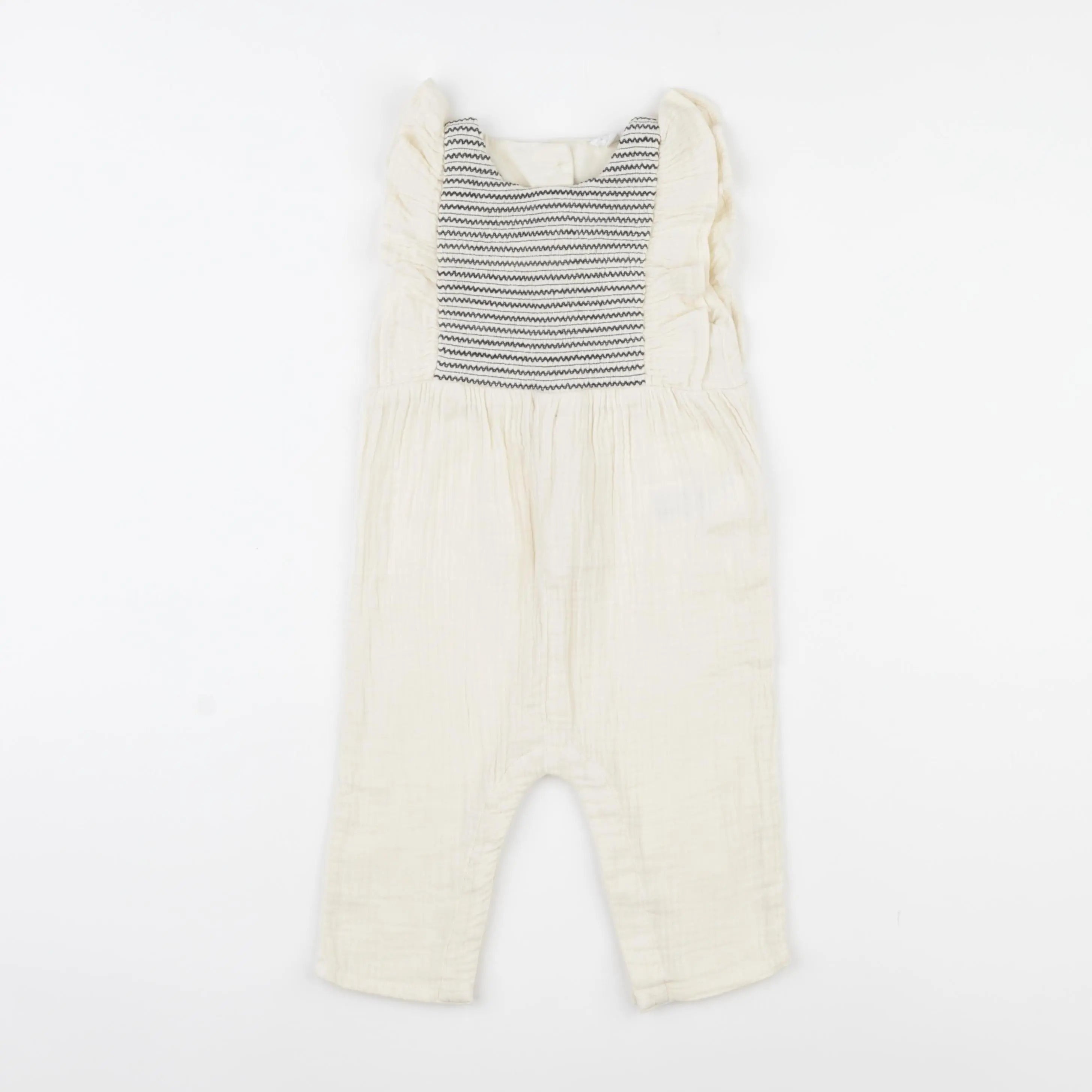 Vertbaudet - combinaison beige - 12 mois