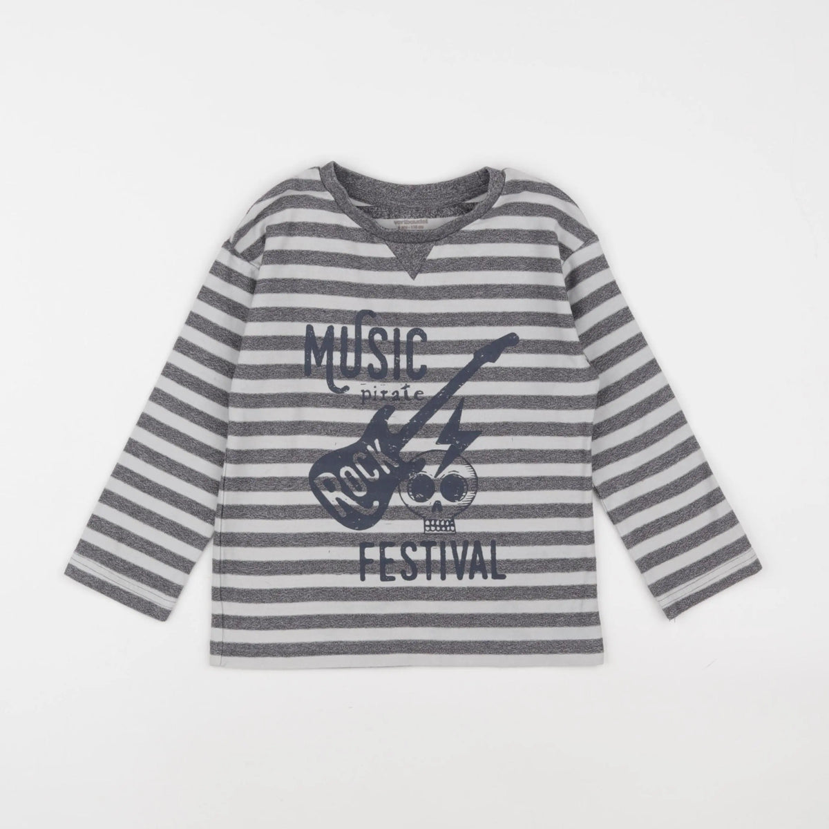 Vertbaudet - tee-shirt gris - 6 ans