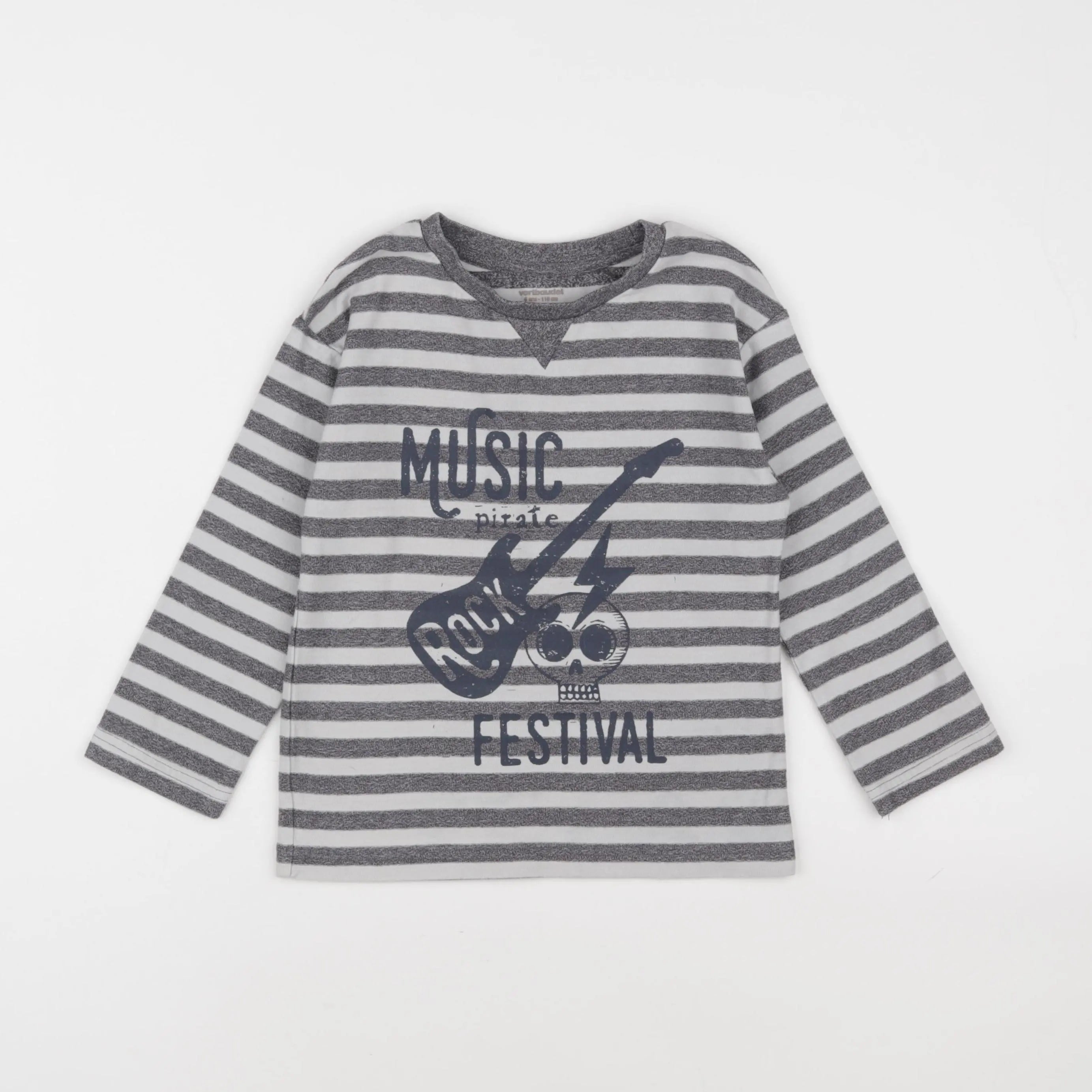 Vertbaudet - tee-shirt gris - 6 ans