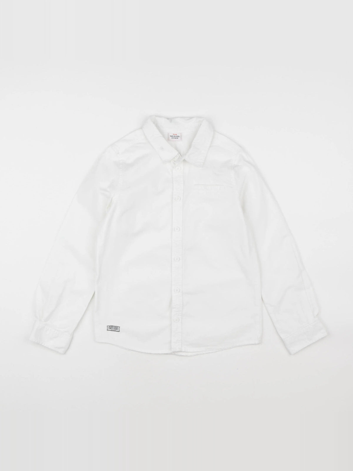 Tape à l'oeil - chemise blanc - 8 ans