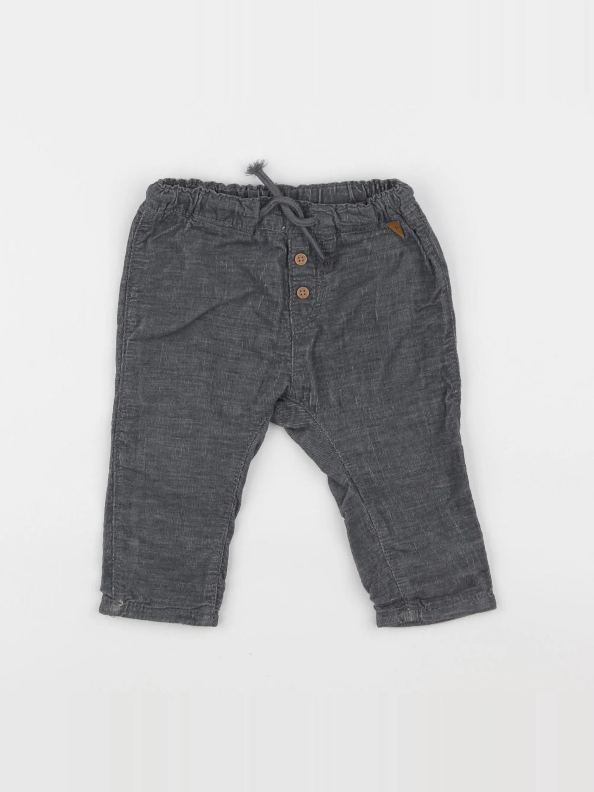 H&M - pantalon gris - 6/9 mois