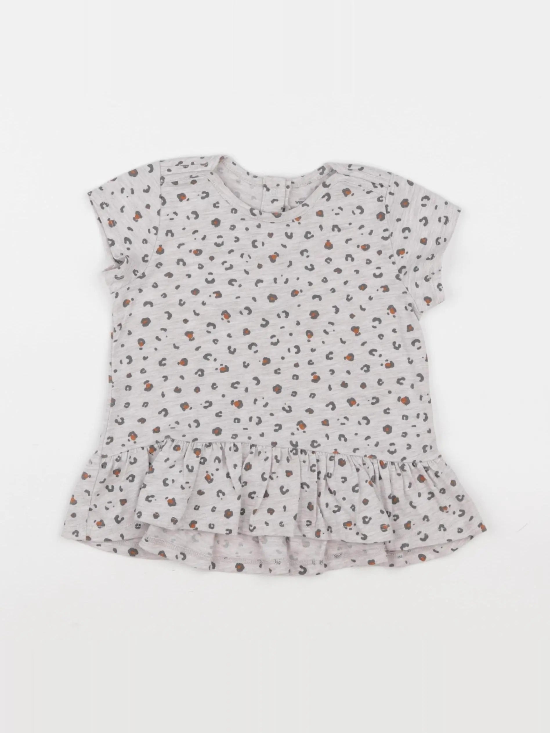 Vertbaudet - robe gris - 24 mois