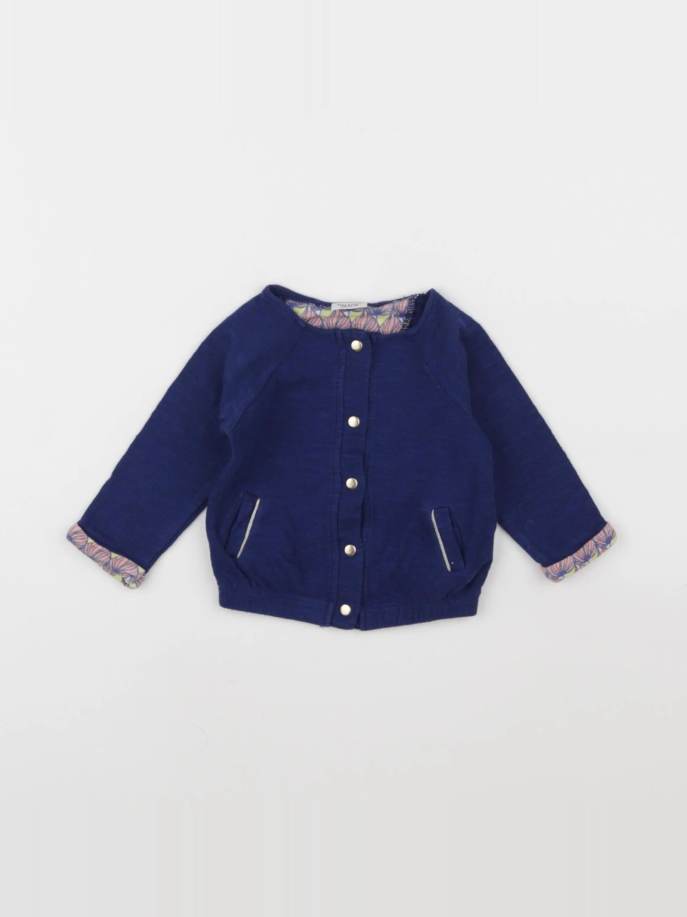 Tape à l'oeil - gilet bleu - 6 mois