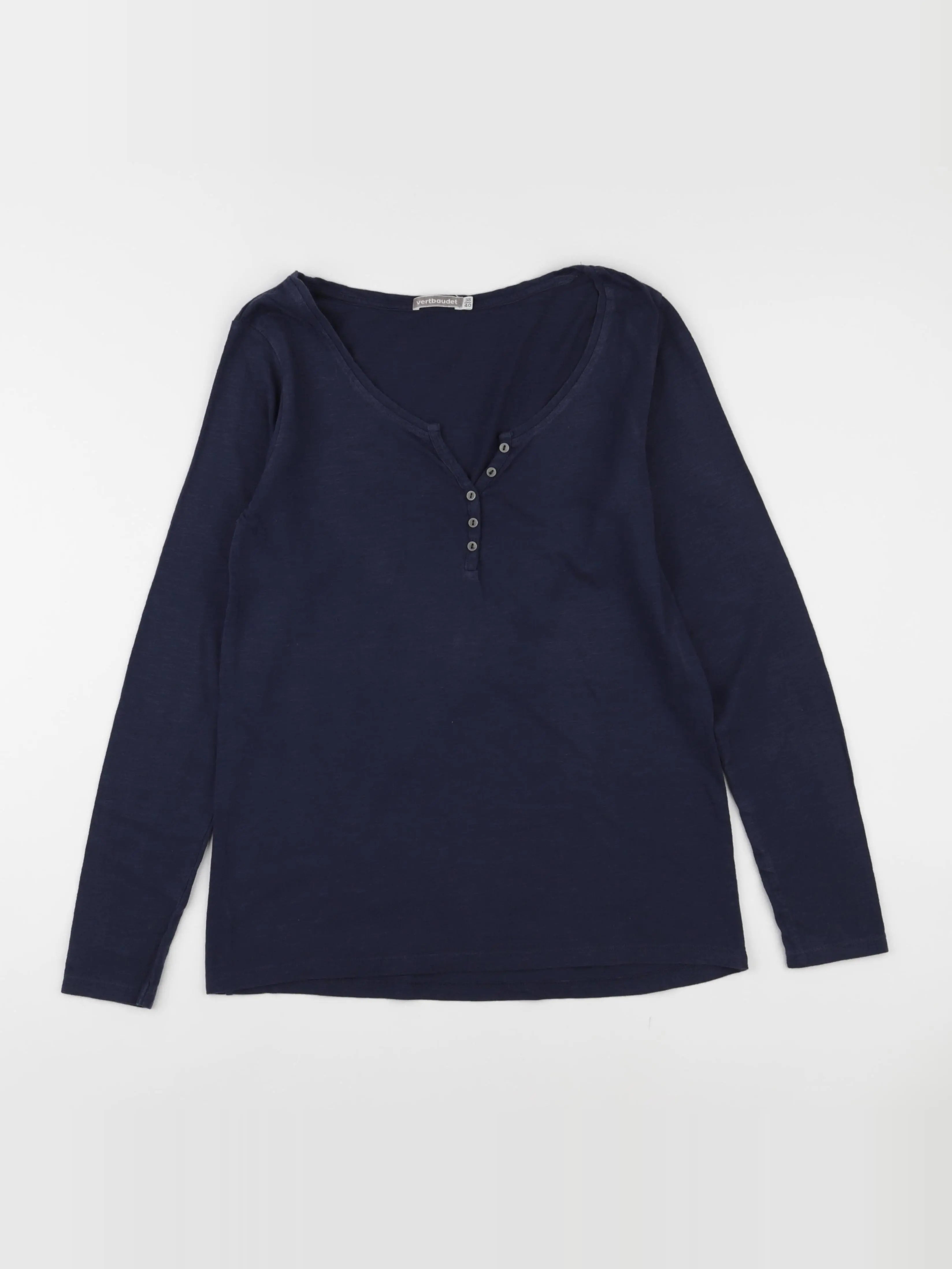 Vertbaudet - tee-shirt grossesse bleu - 38 à 40