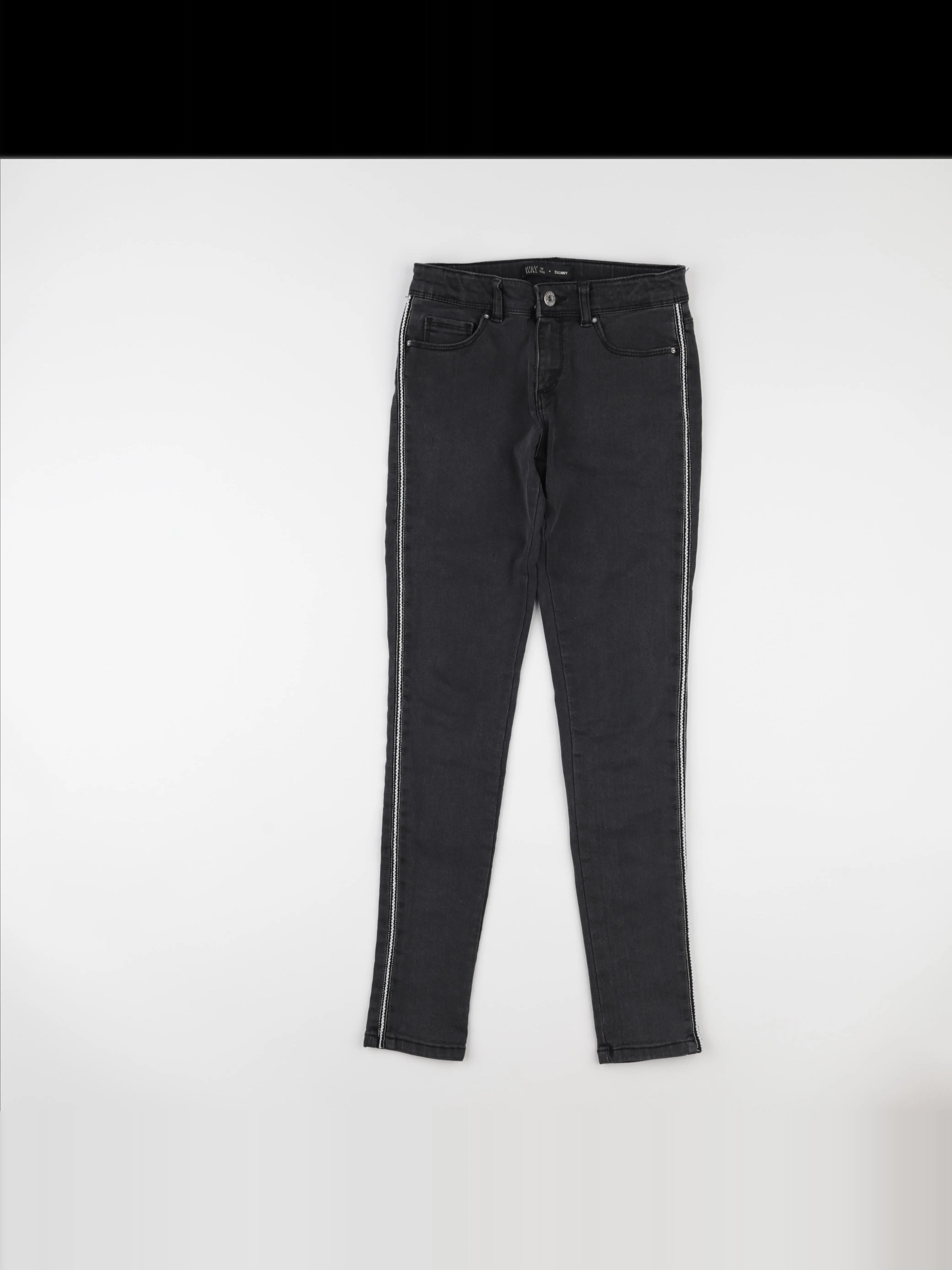 IKKS - jean gris - 12 ans