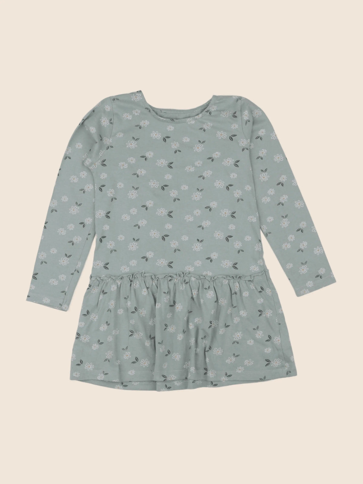 Vertbaudet - robe vert - 8 ans