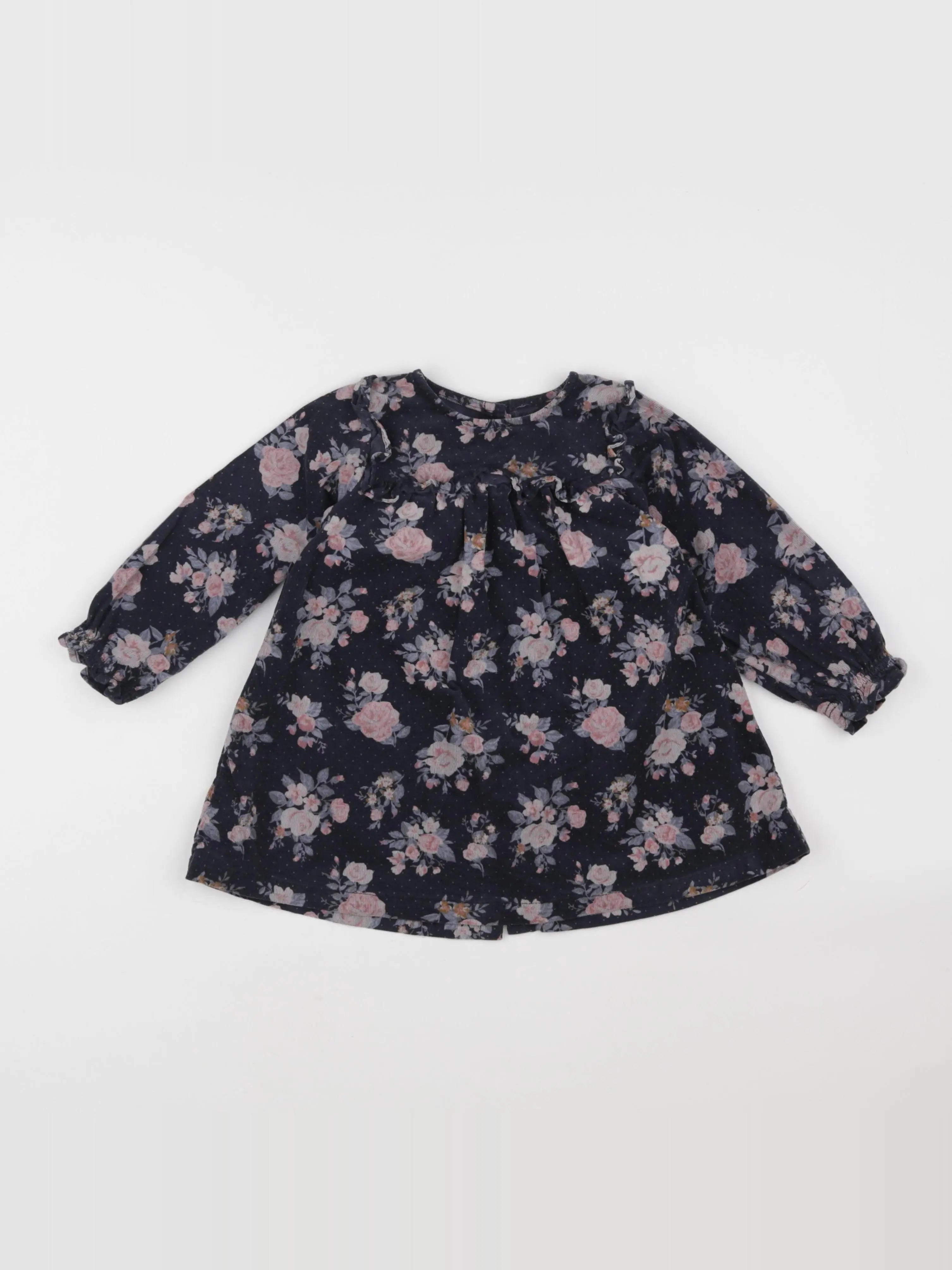 Vertbaudet - robe bleu - 18 mois