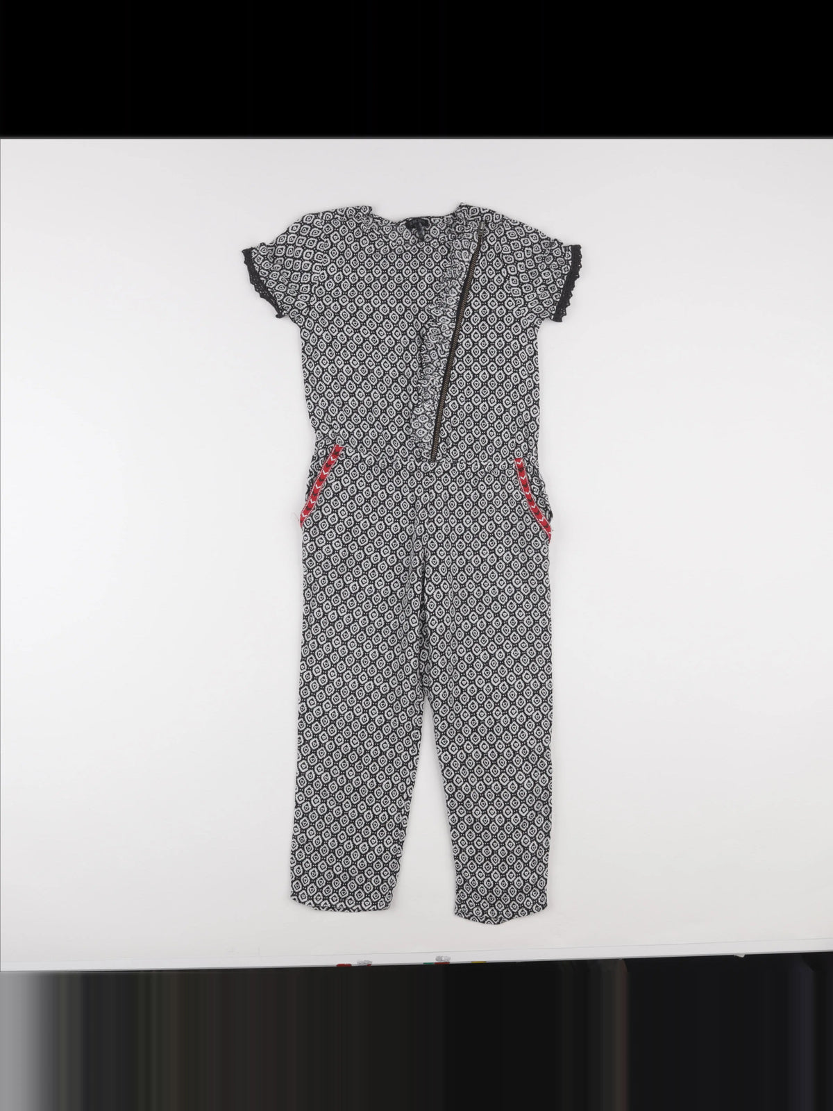 IKKS - combinaison noir, blanc - 6 ans