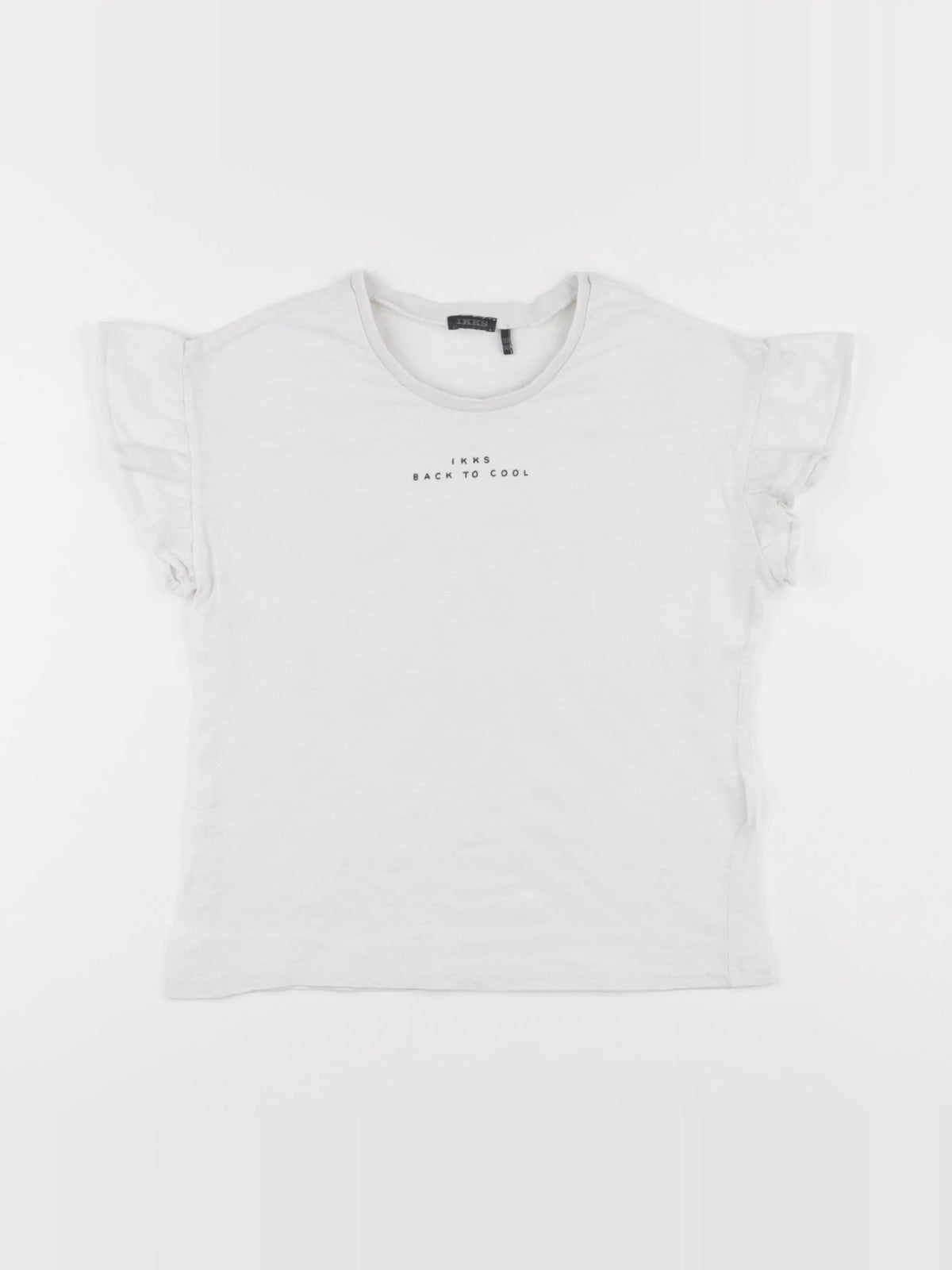 IKKS - tee-shirt blanc - 10 ans